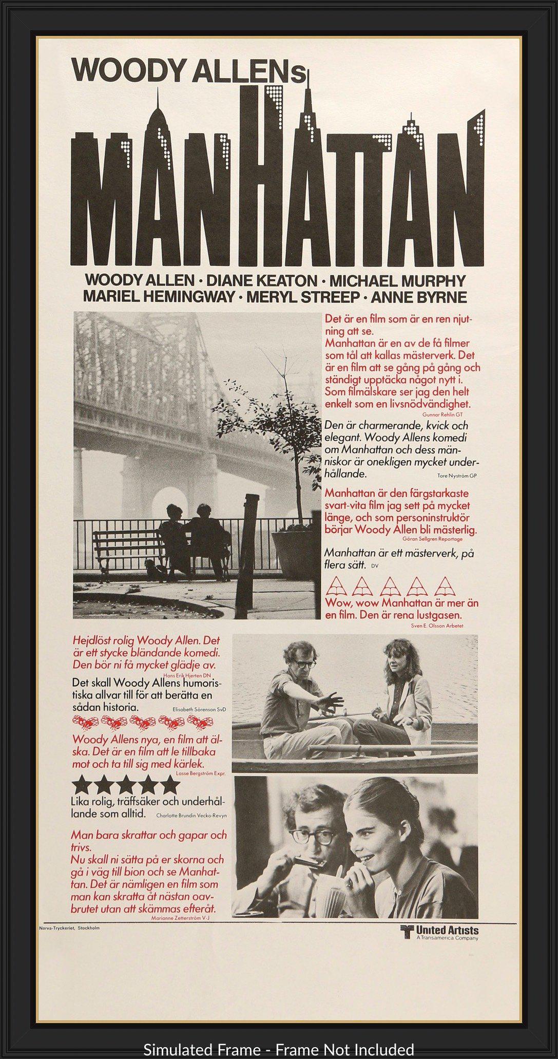Manhattan (1979) original movie poster for sale at Originalfilmart