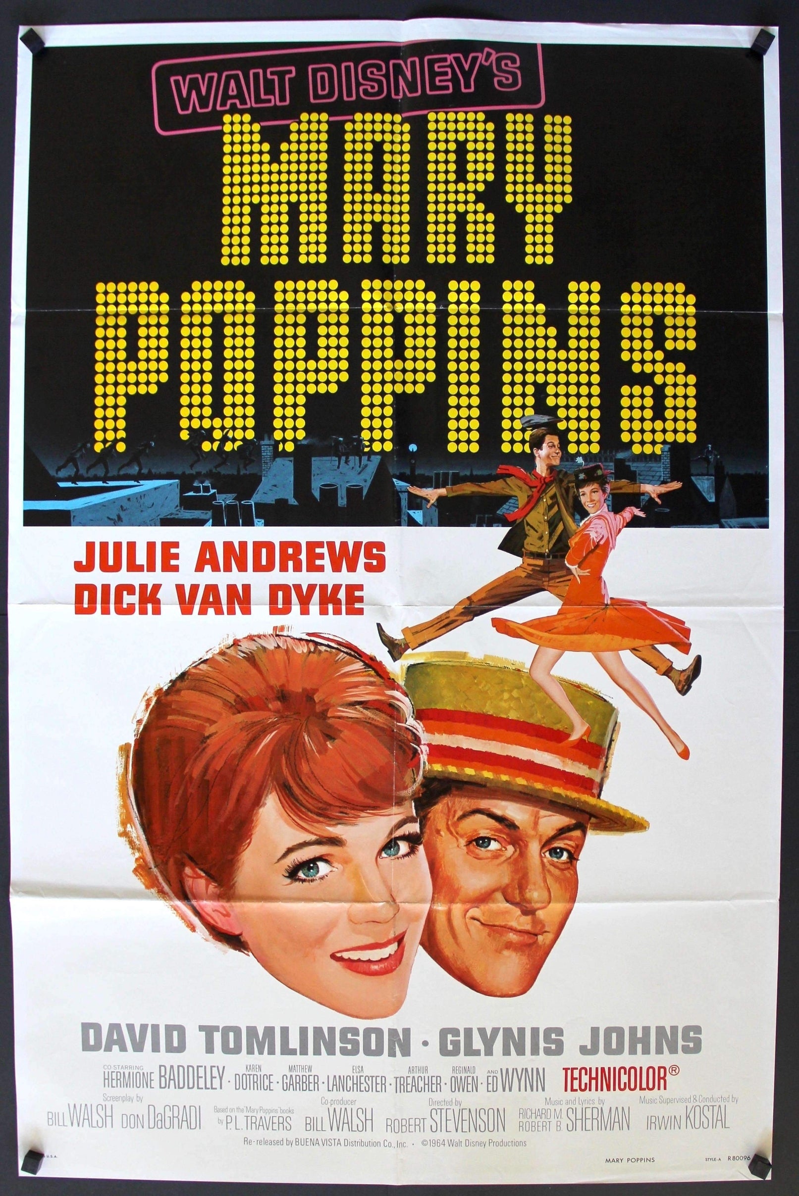 Mary Poppins (1964) original movie poster for sale at Originalfilmart