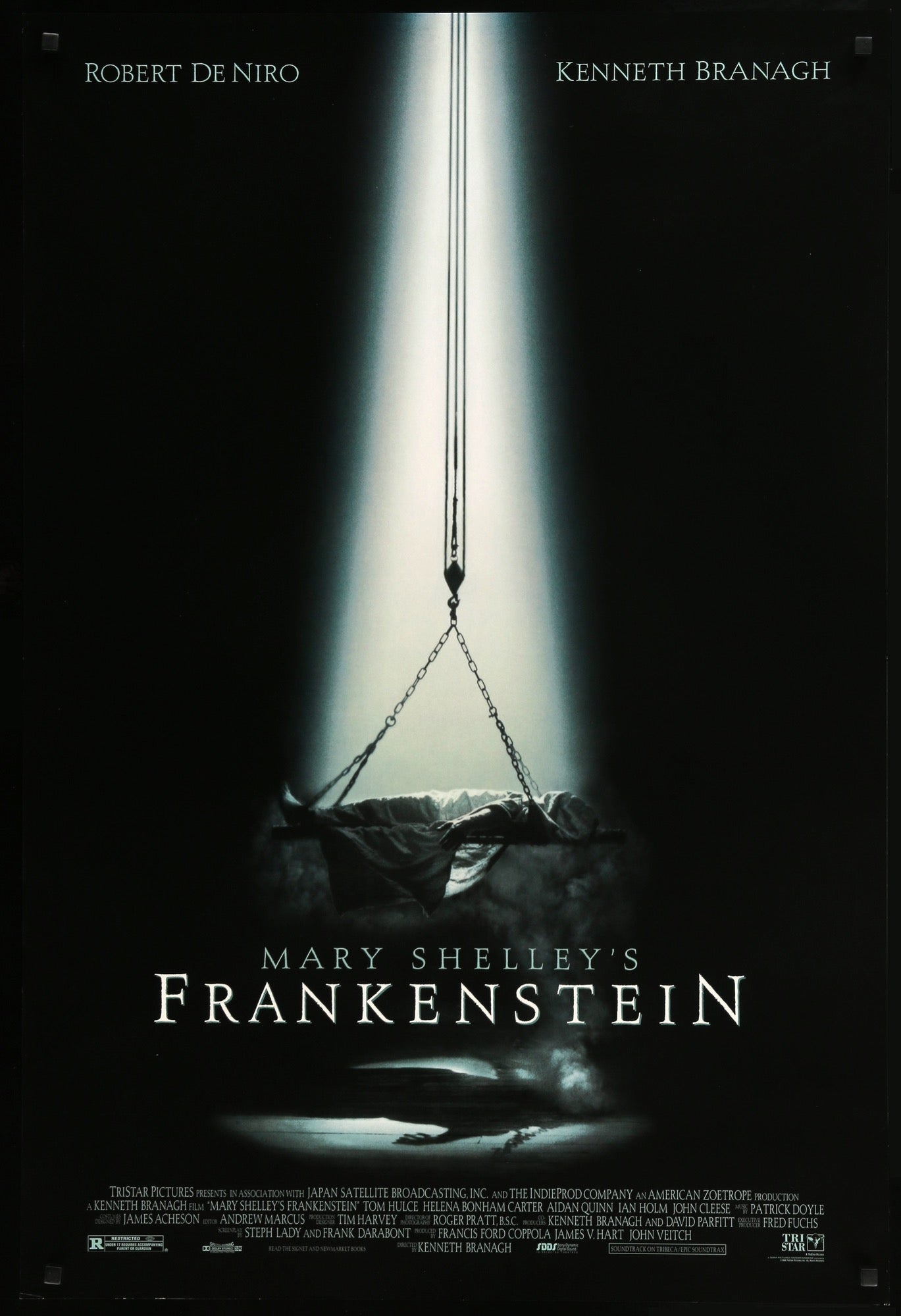 Mary Shelley's Frankenstein (1994) original movie poster for sale at Originalfilmart