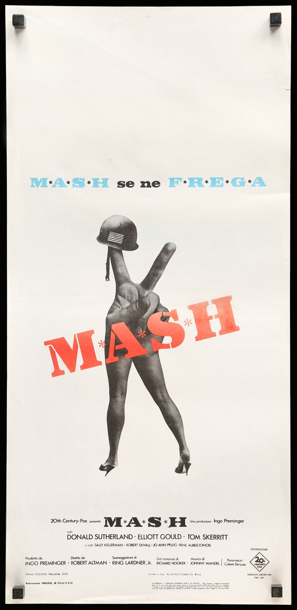 MASH (1970) original movie poster for sale at Originalfilmart