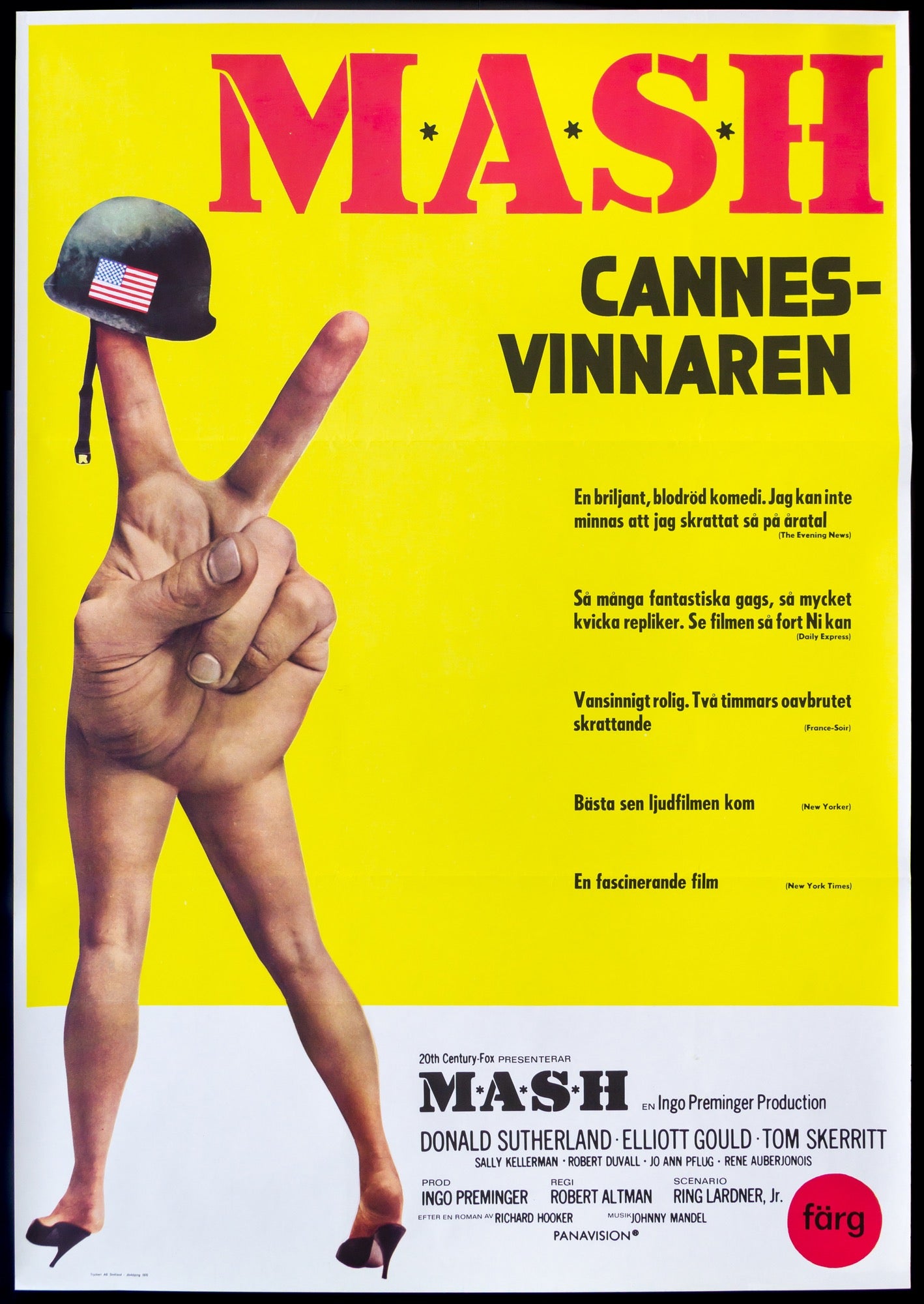 MASH (1970) original movie poster for sale at Originalfilmart