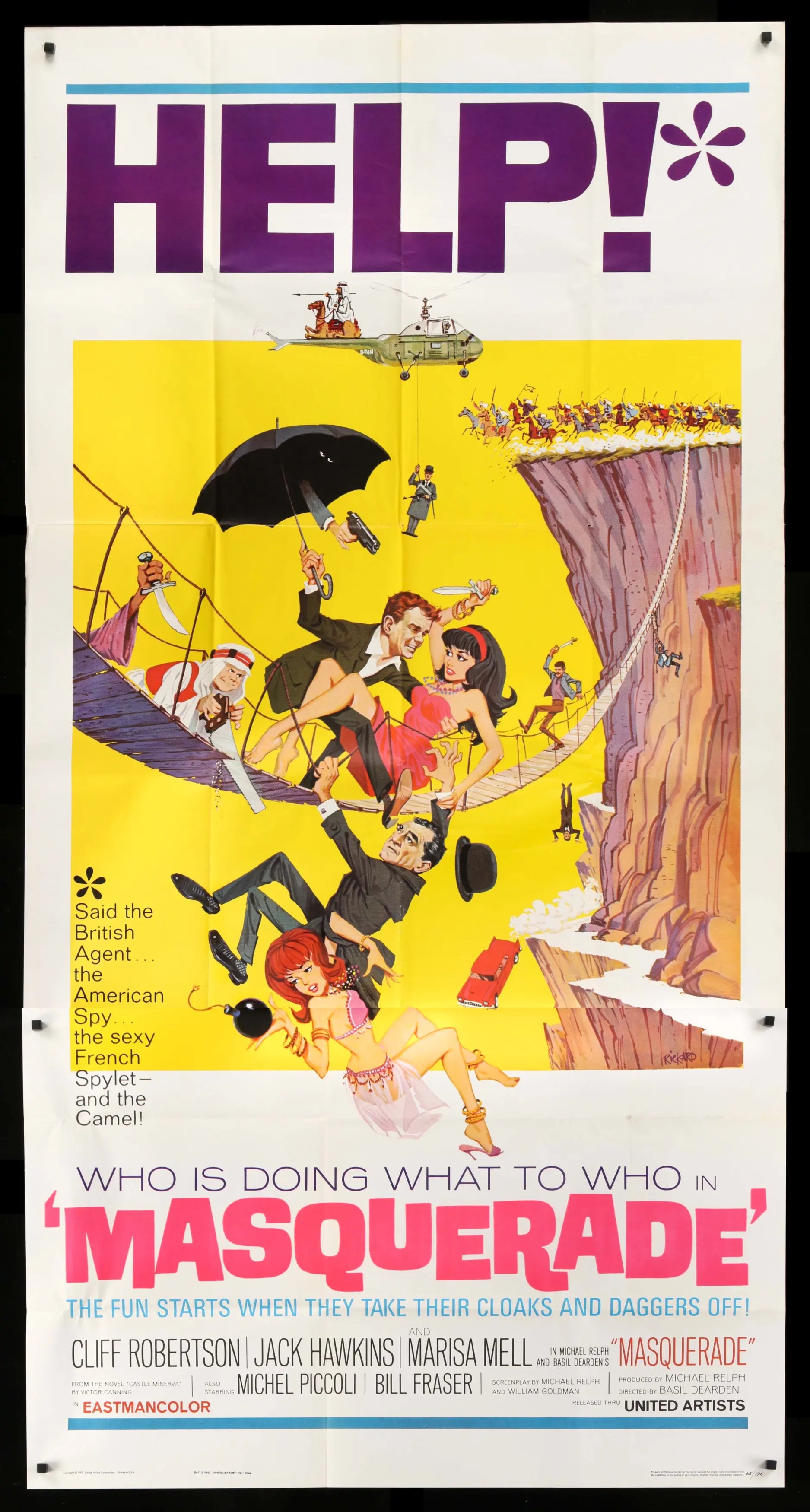 Masquerade (1965) original movie poster for sale at Originalfilmart