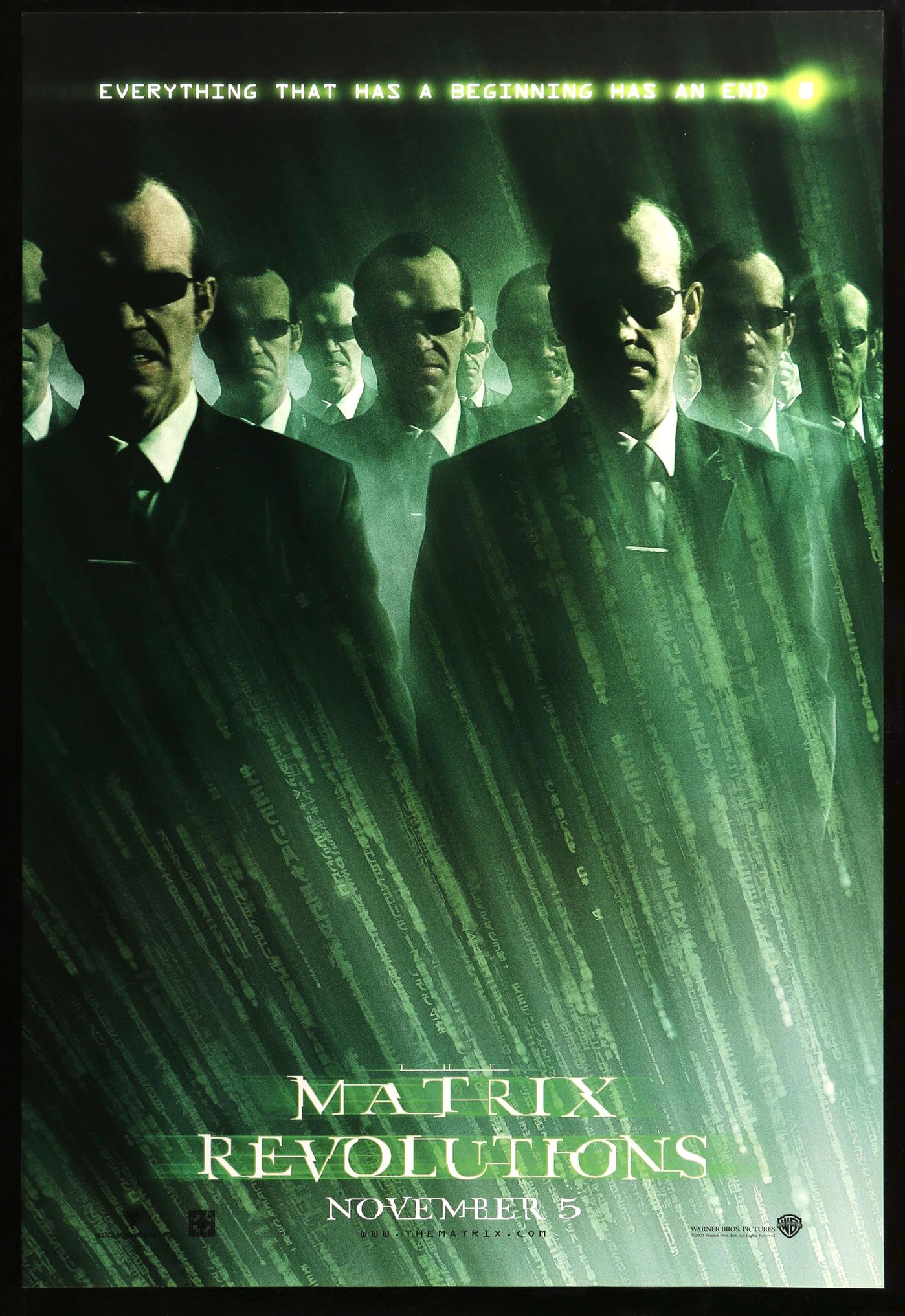 Matrix Revolutions (2003) original movie poster for sale at Originalfilmart