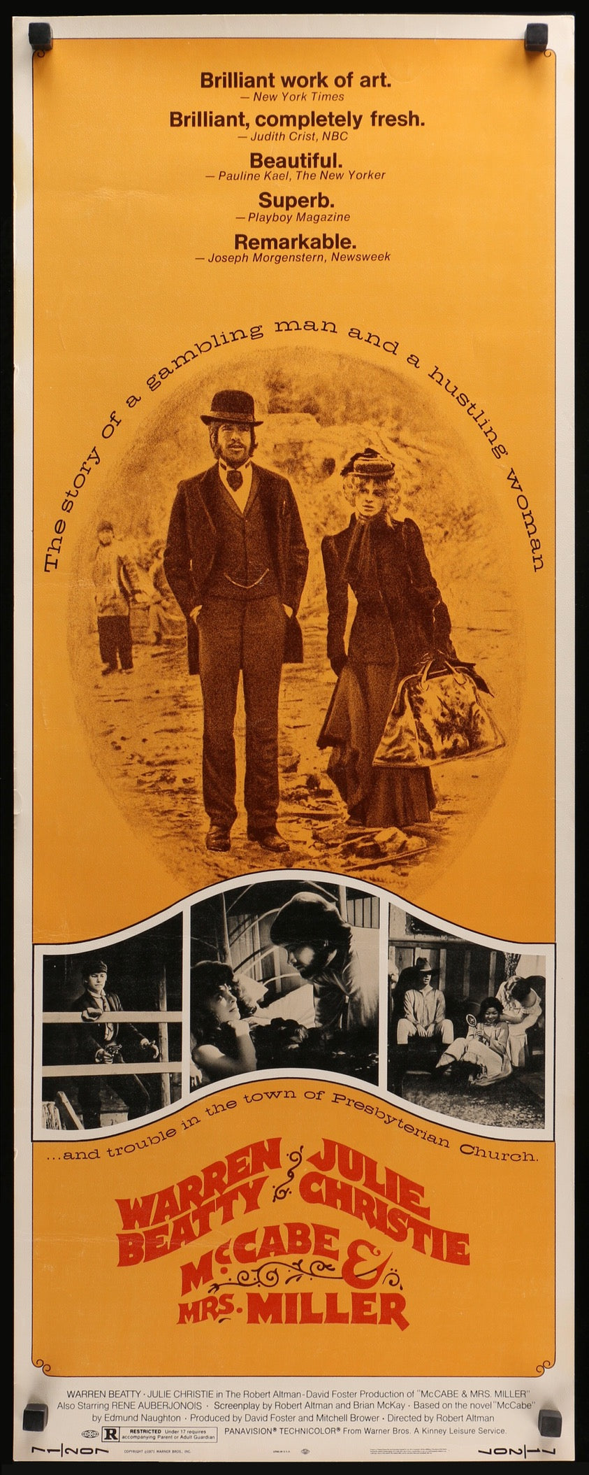 McCabe &amp; Mrs. Miller (1971) original movie poster for sale at Originalfilmart