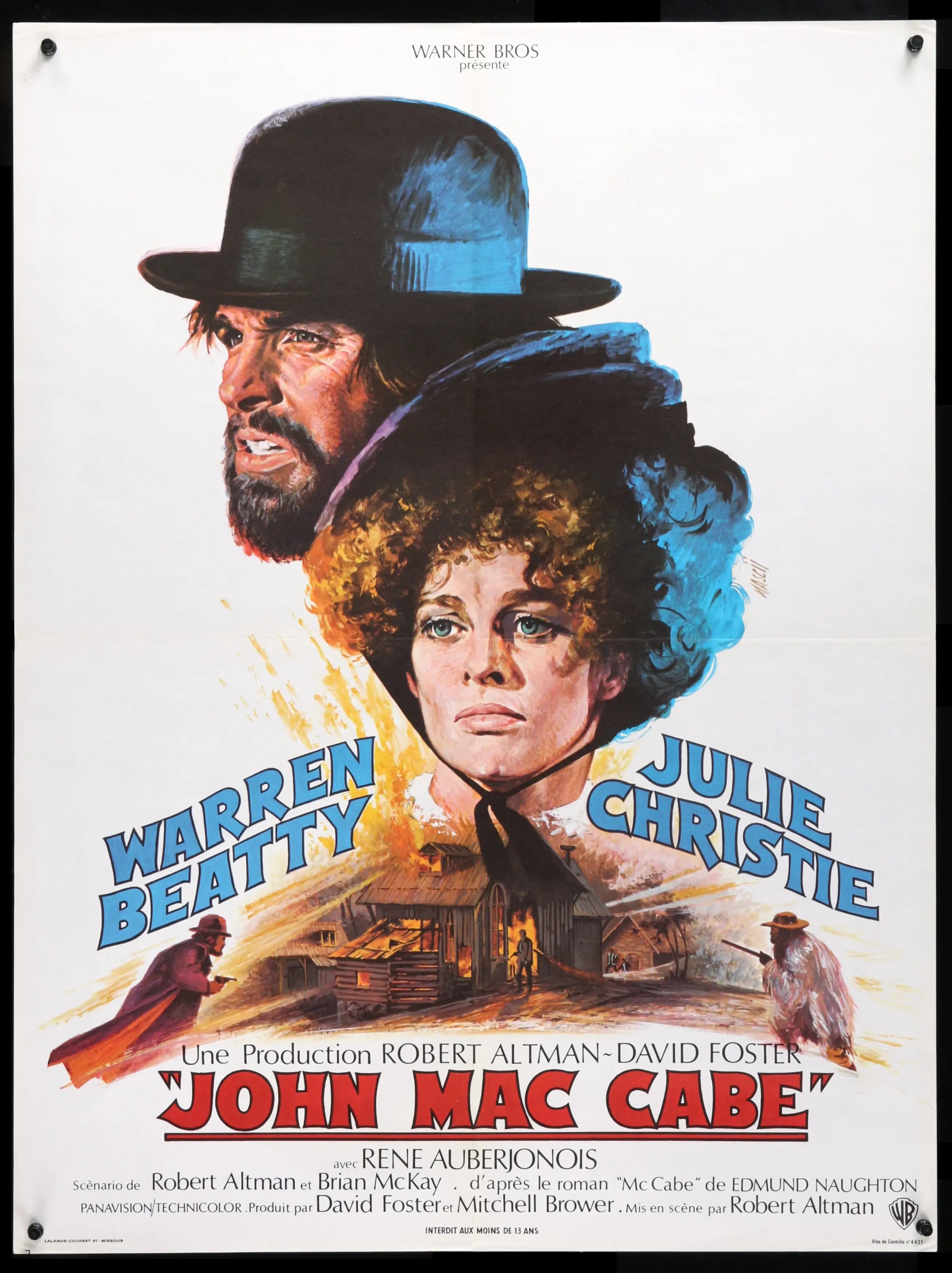 McCabe and Mrs. Miller (1971) original movie poster for sale at Originalfilmart