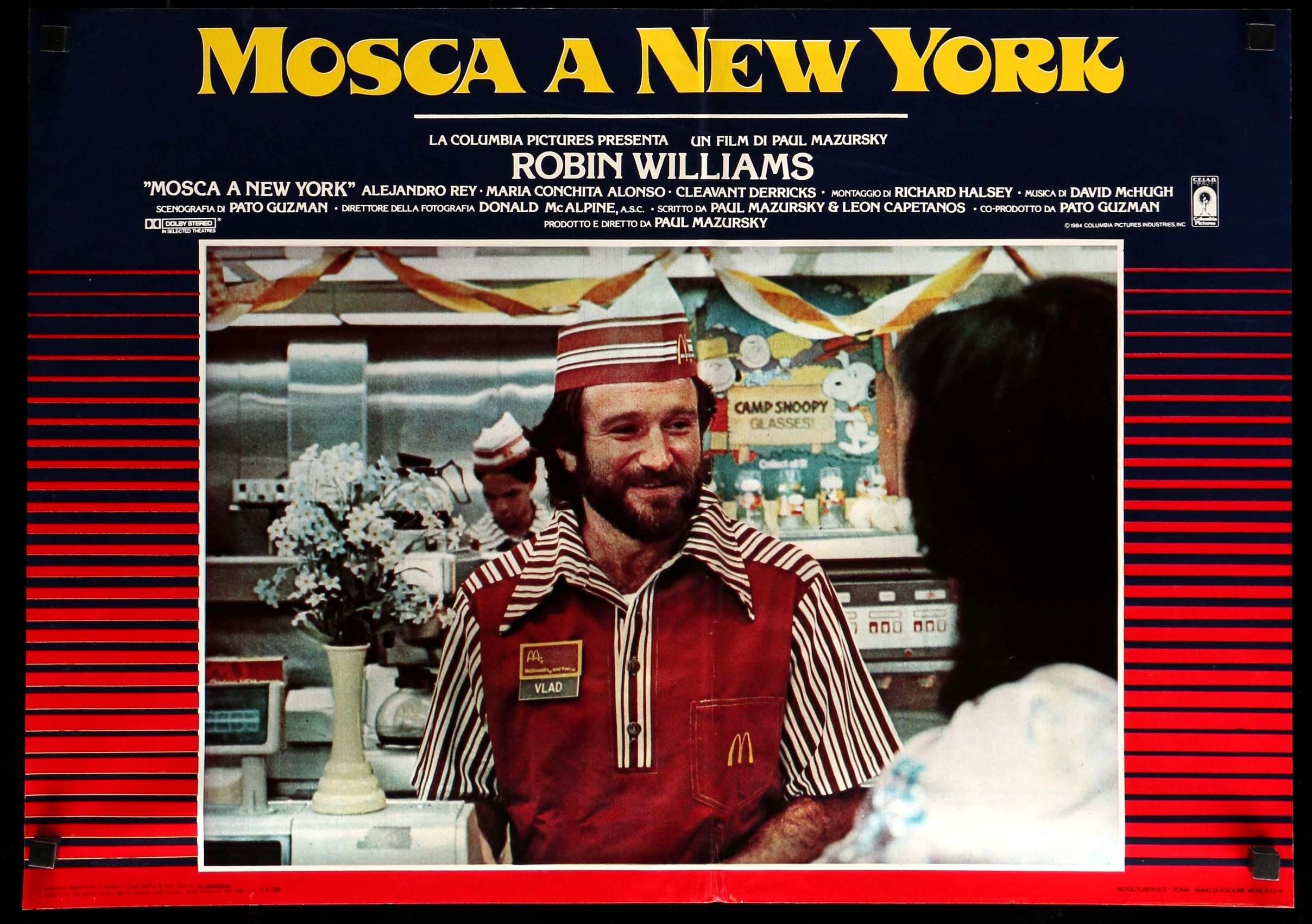 Moscow on the Hudson (1984) original movie poster for sale at Originalfilmart