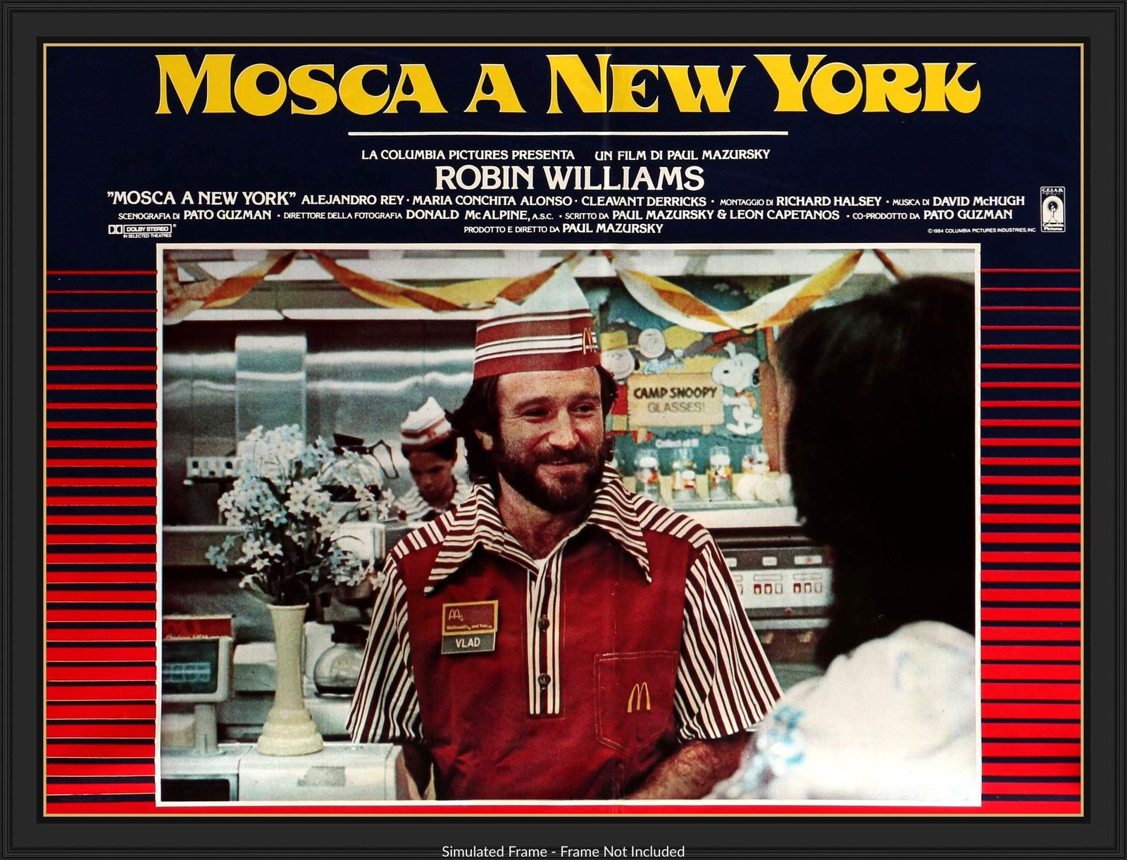 Moscow on the Hudson (1984) original movie poster for sale at Originalfilmart