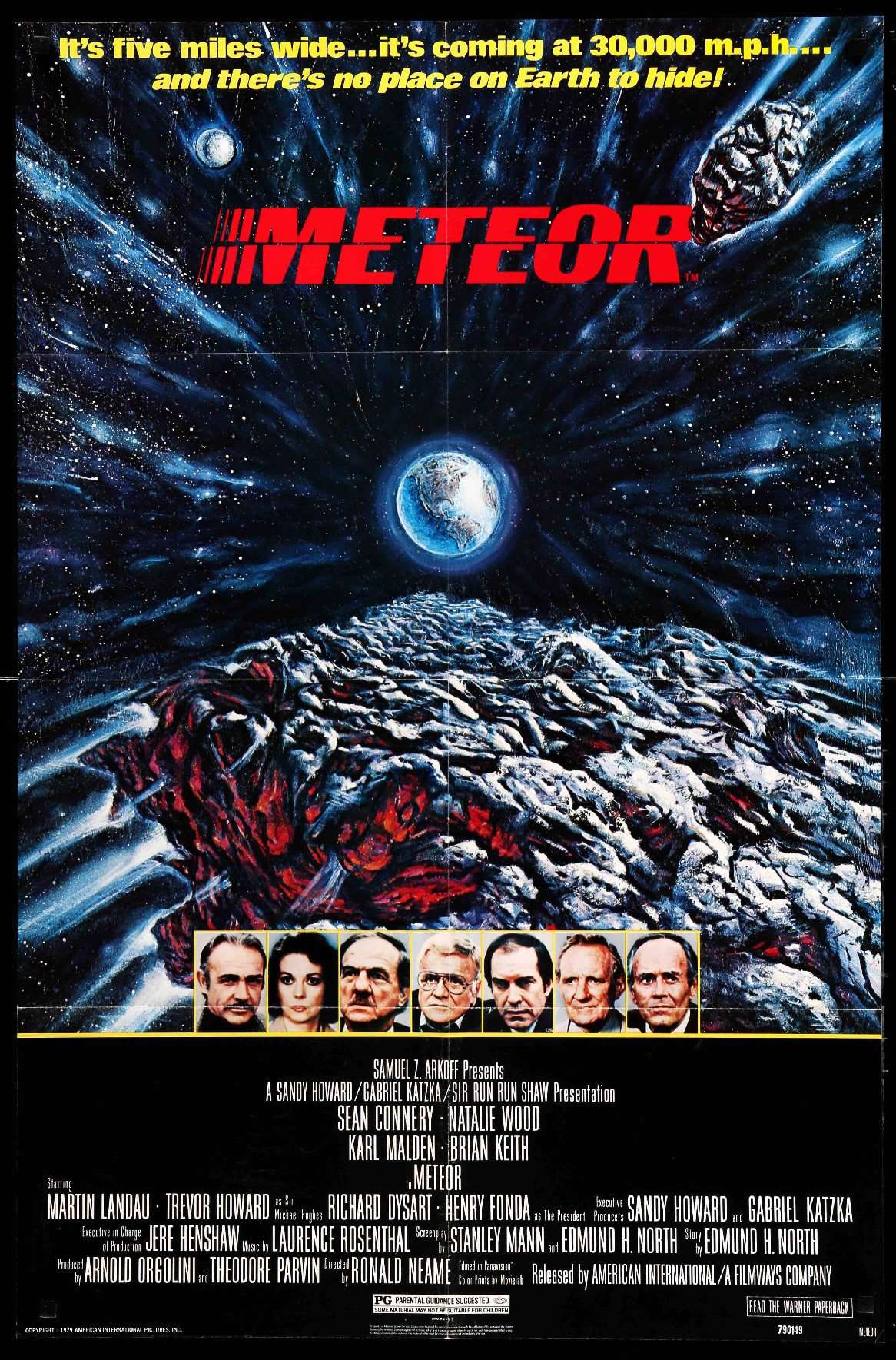 Meteor (1979) original movie poster for sale at Originalfilmart