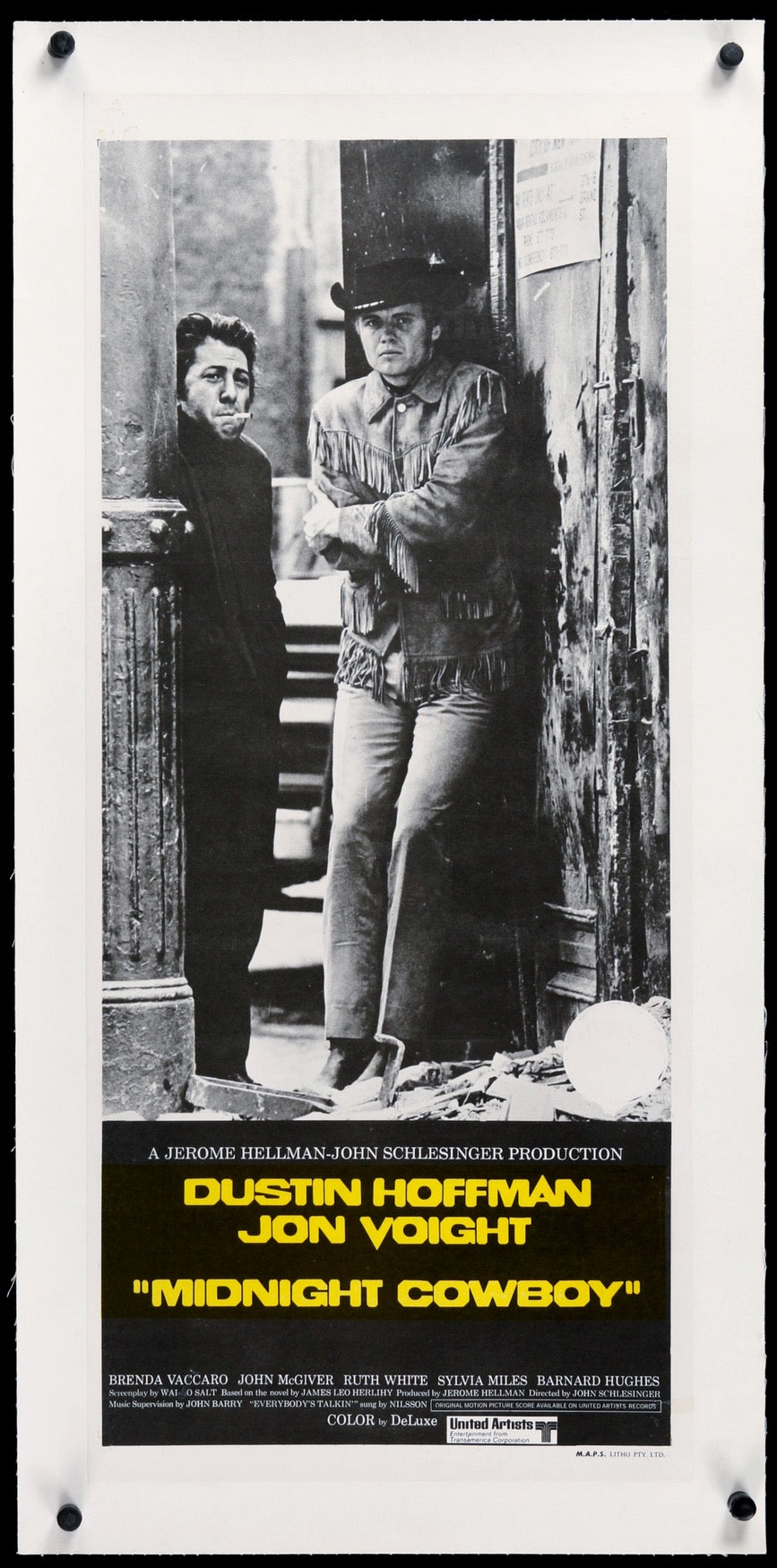 Midnight Cowboy (1969) original movie poster for sale at Originalfilmart