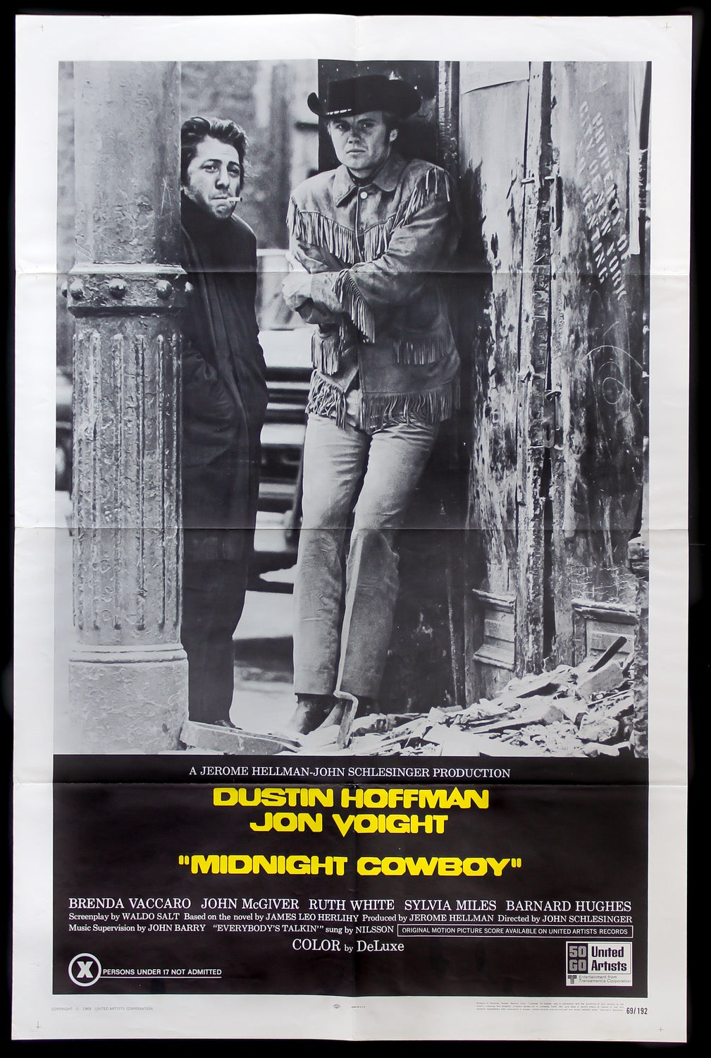 Midnight Cowboy (1969) original movie poster for sale at Originalfilmart