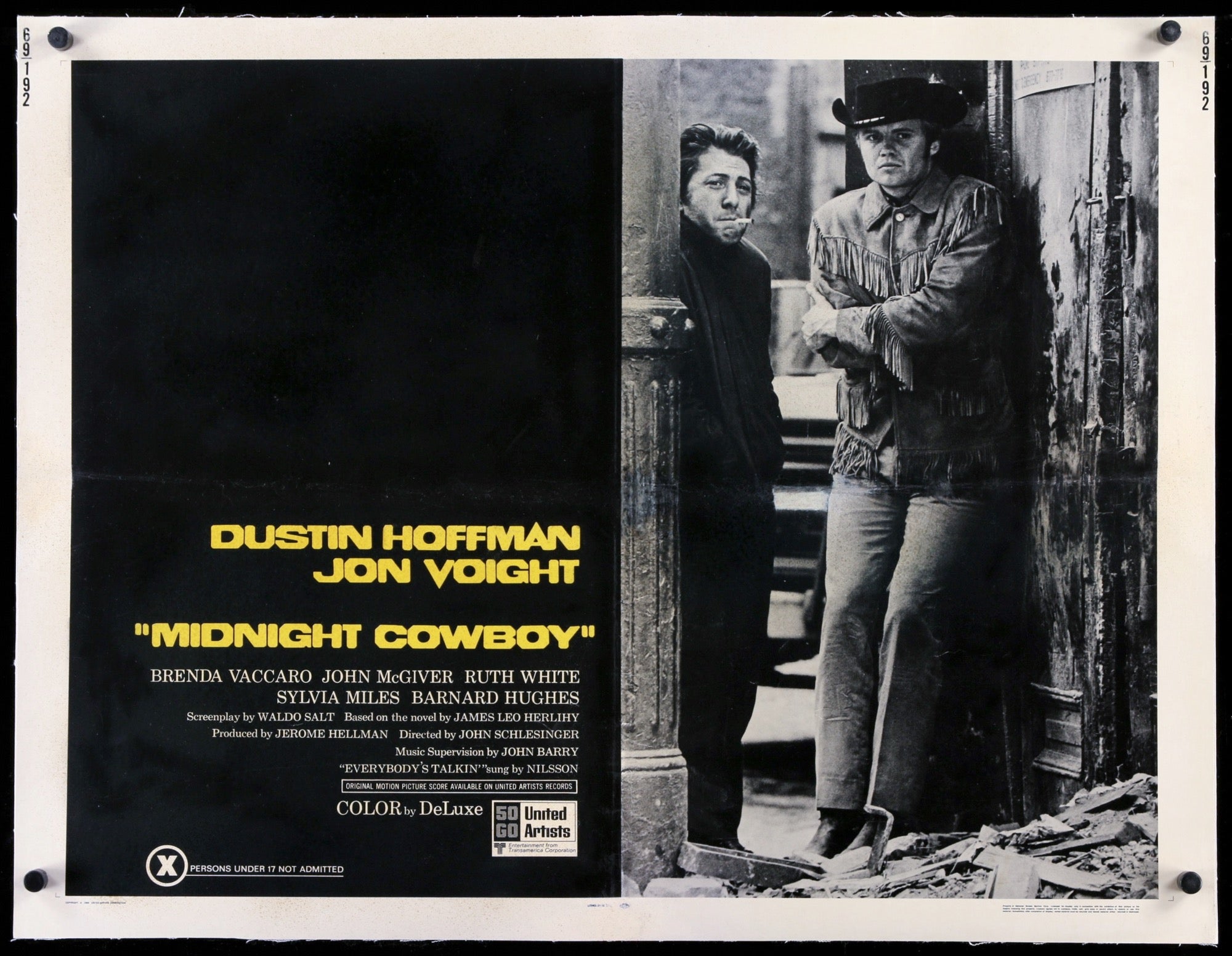 Midnight Cowboy (1969) original movie poster for sale at Originalfilmart