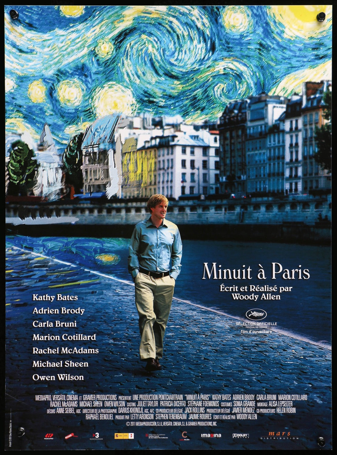 Midnight in Paris (2011) original movie poster for sale at Originalfilmart