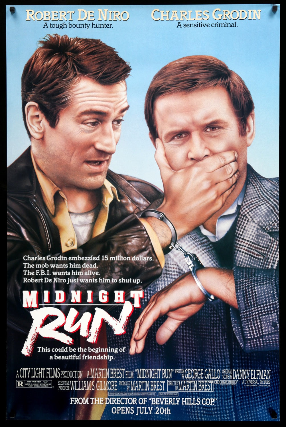 Midnight Run (1988) original movie poster for sale at Originalfilmart