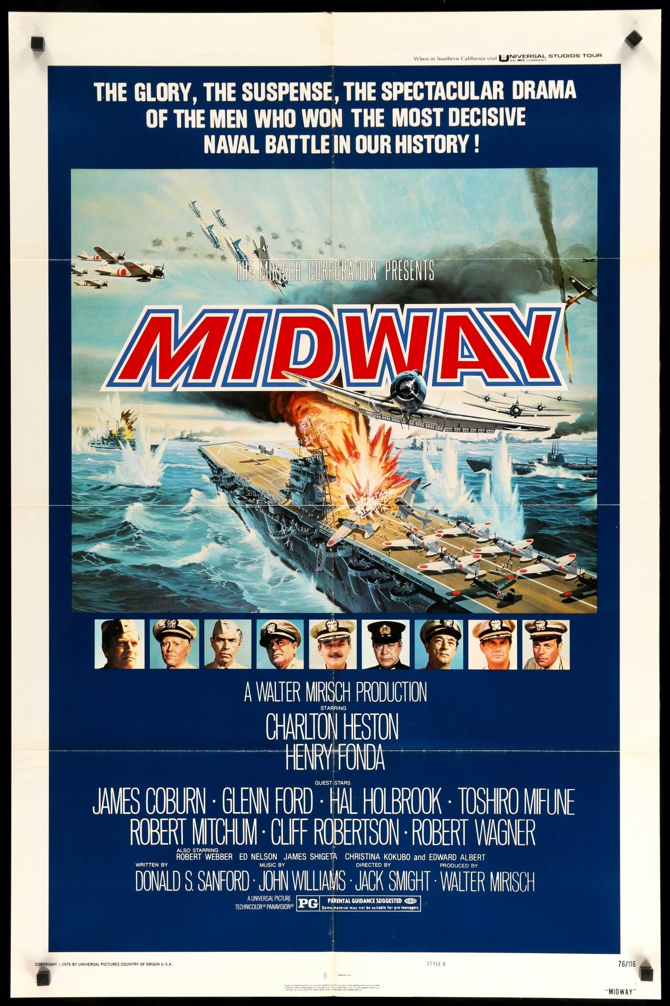 Midway (1976) original movie poster for sale at Originalfilmart