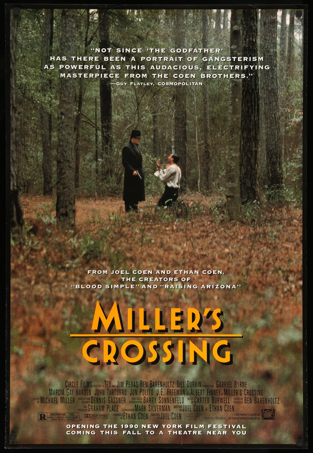 Miller's Crossing (1990) original movie poster for sale at Originalfilmart