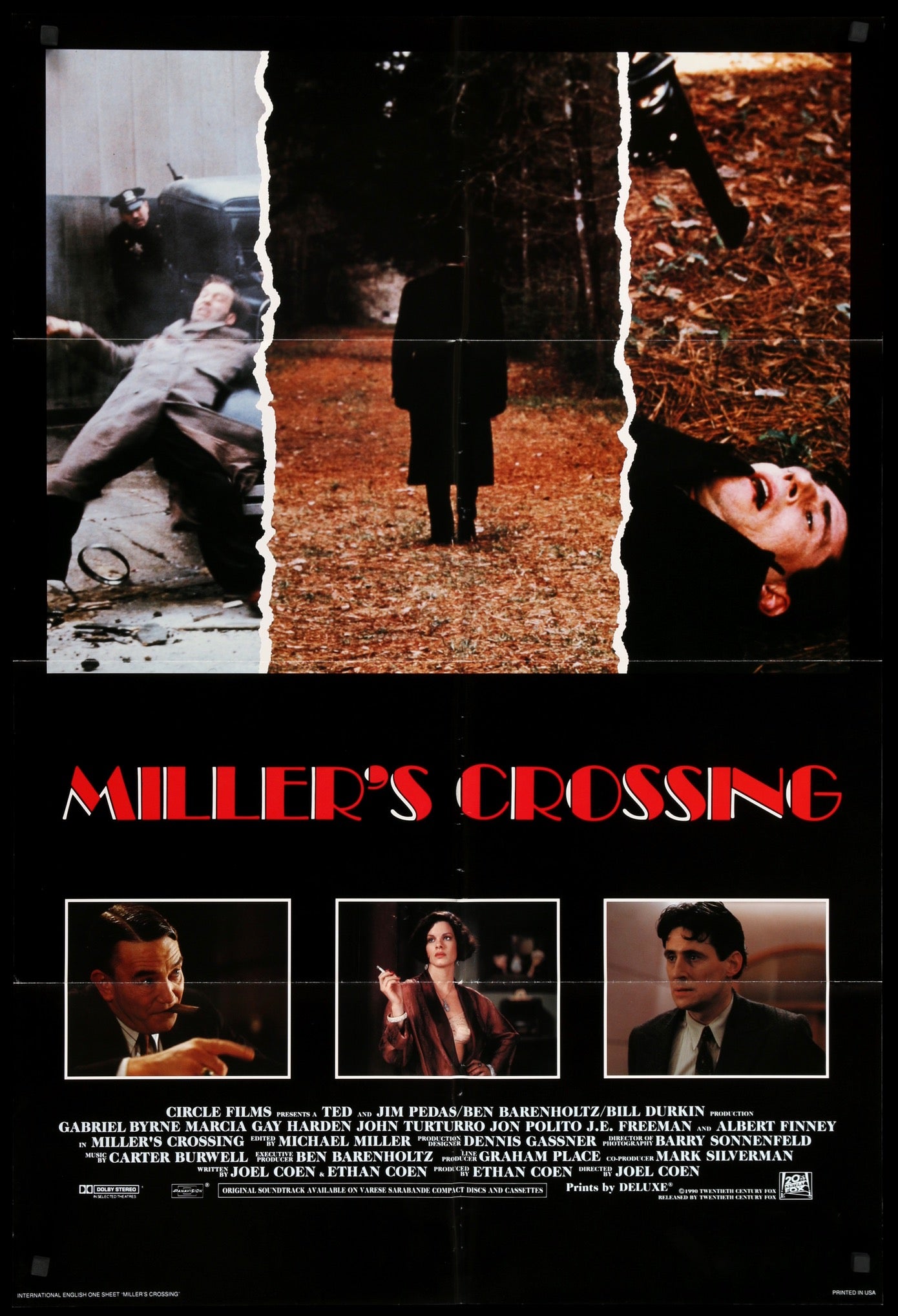 Miller's Crossing (1990) original movie poster for sale at Originalfilmart