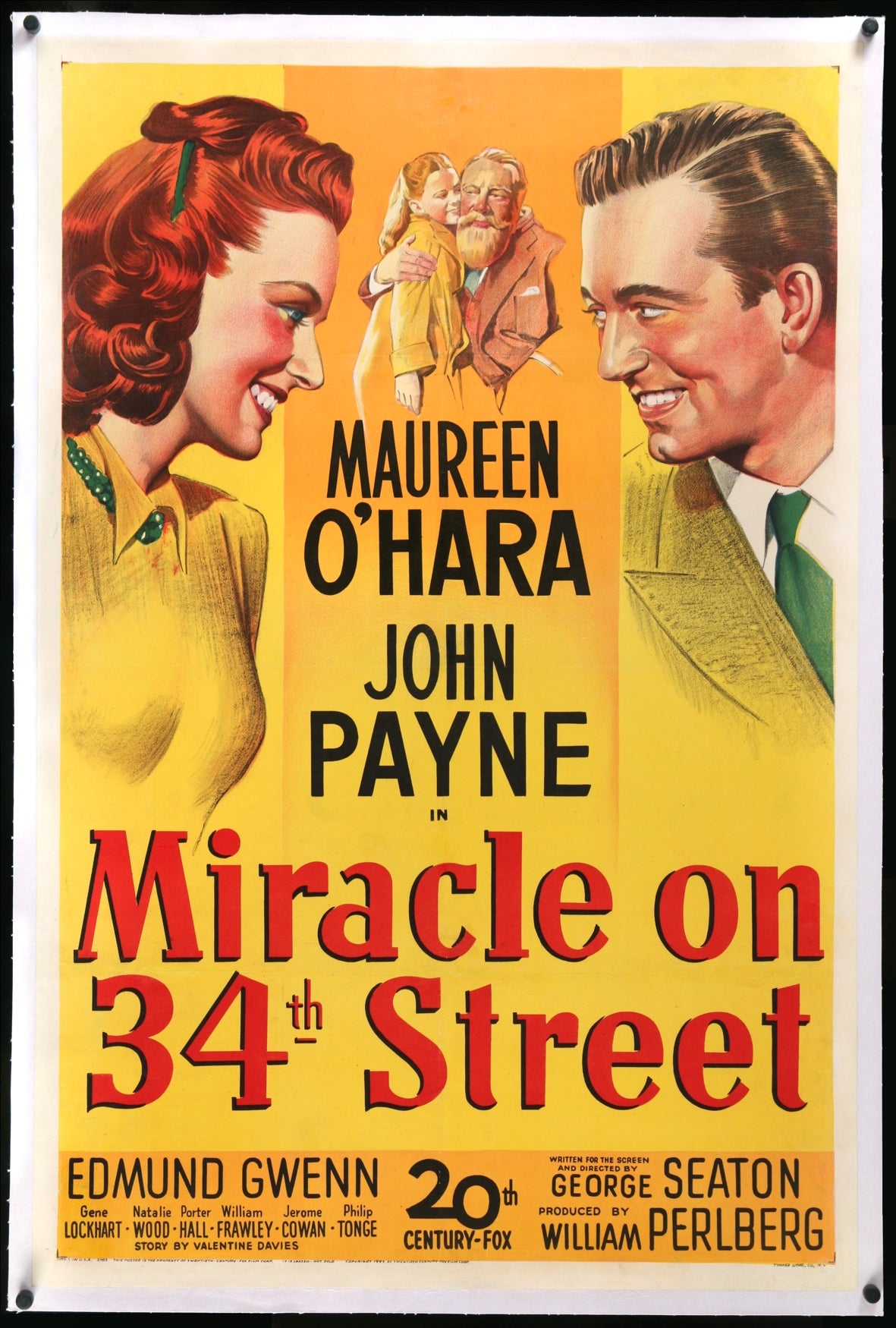 Miracle on 34th Street (1947) original movie poster for sale at Originalfilmart