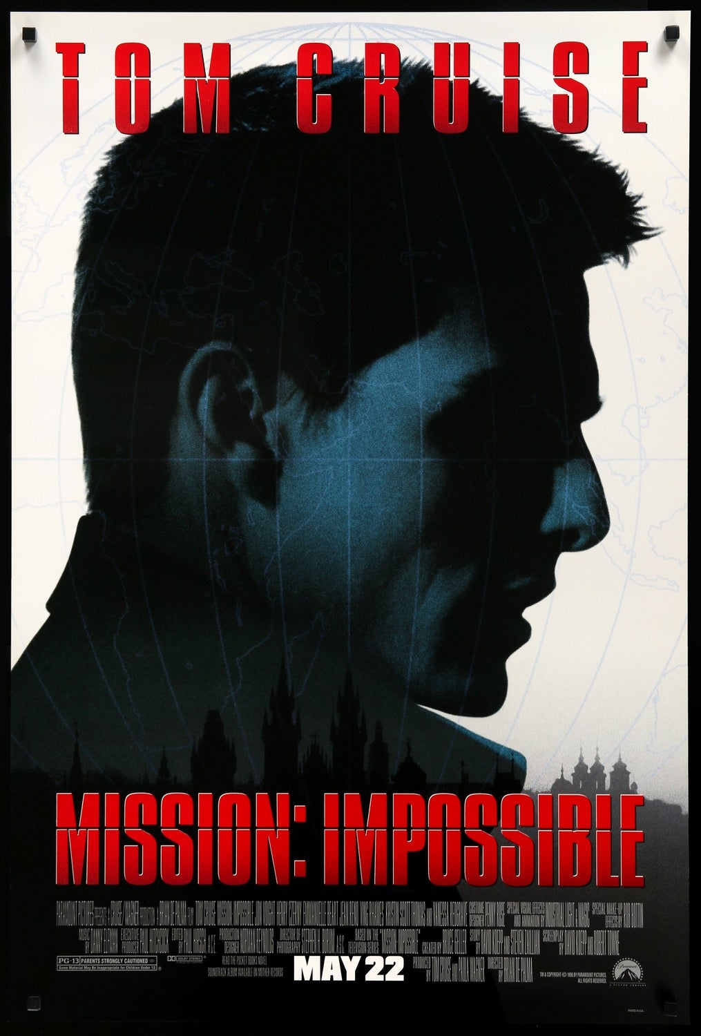 Mission Impossible (1996) original movie poster for sale at Originalfilmart