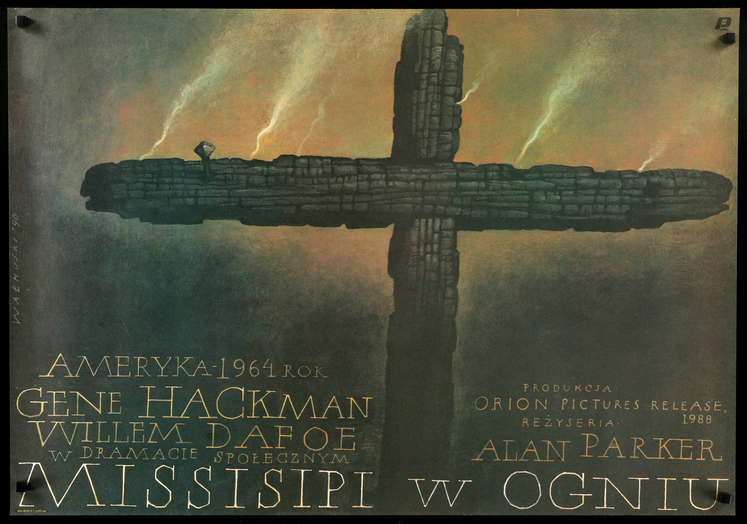 Mississippi Burning (1988) original movie poster for sale at Originalfilmart