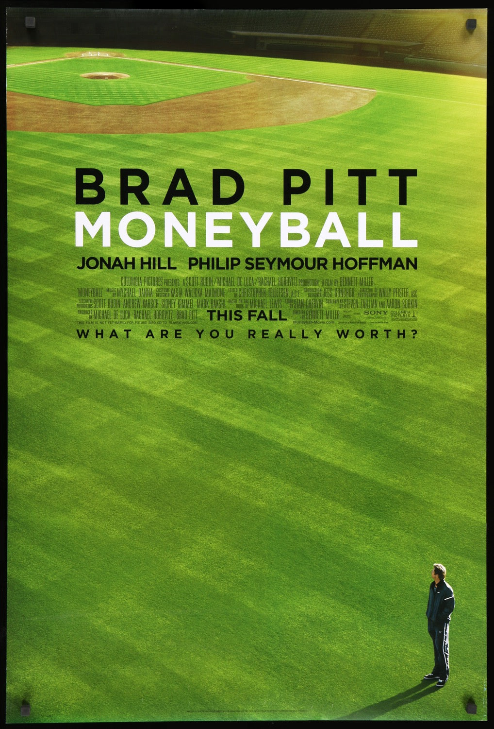 Moneyball (2011) original movie poster for sale at Originalfilmart
