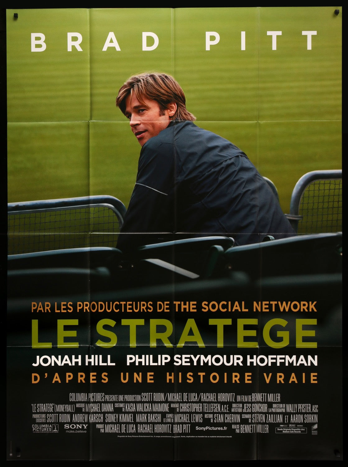 Moneyball (2011) original movie poster for sale at Originalfilmart