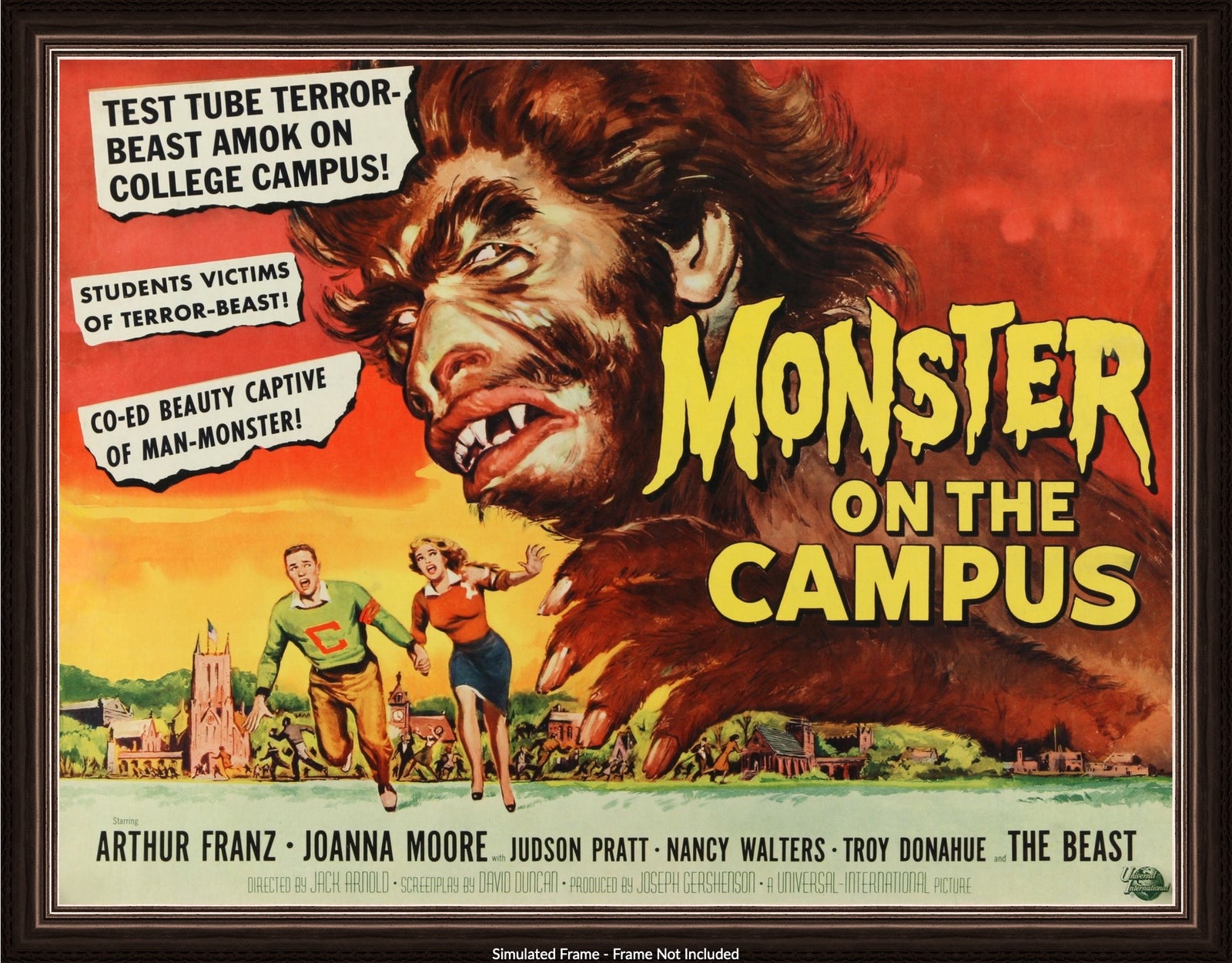 Monster on the Campus (1958) original movie poster for sale at Originalfilmart