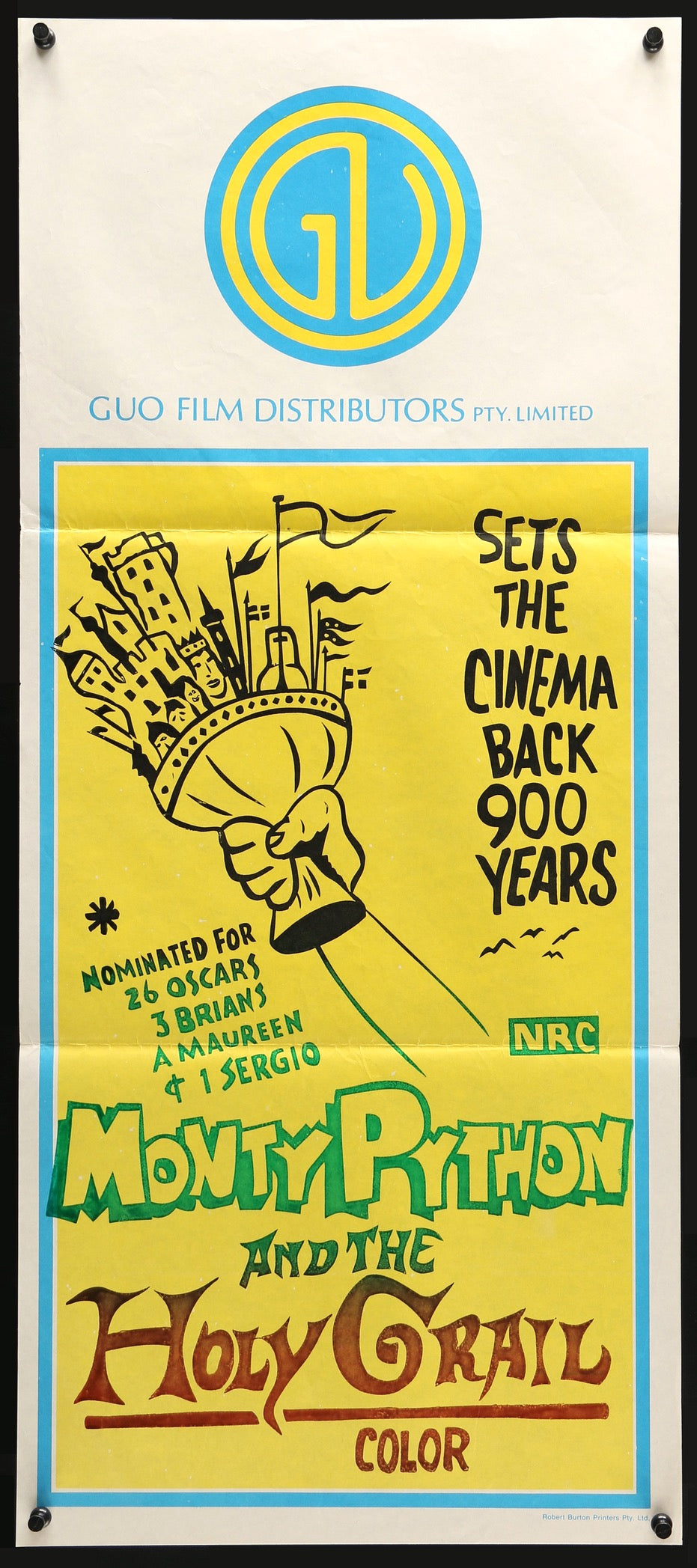 Monty Python and the Holy Grail (1975) original movie poster for sale at Originalfilmart