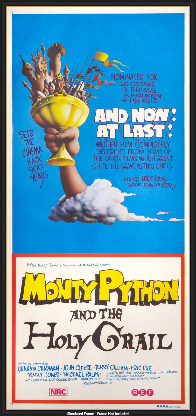 Monty Python and the Holy Grail (1975) original movie poster for sale at Originalfilmart