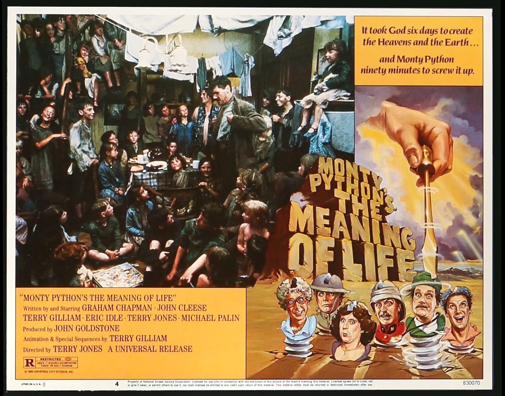 Monty Python's The Meaning of Life (1983) original movie poster for sale at Originalfilmart