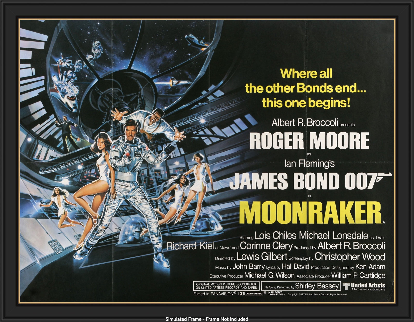 Moonraker (1979) original movie poster for sale at Originalfilmart