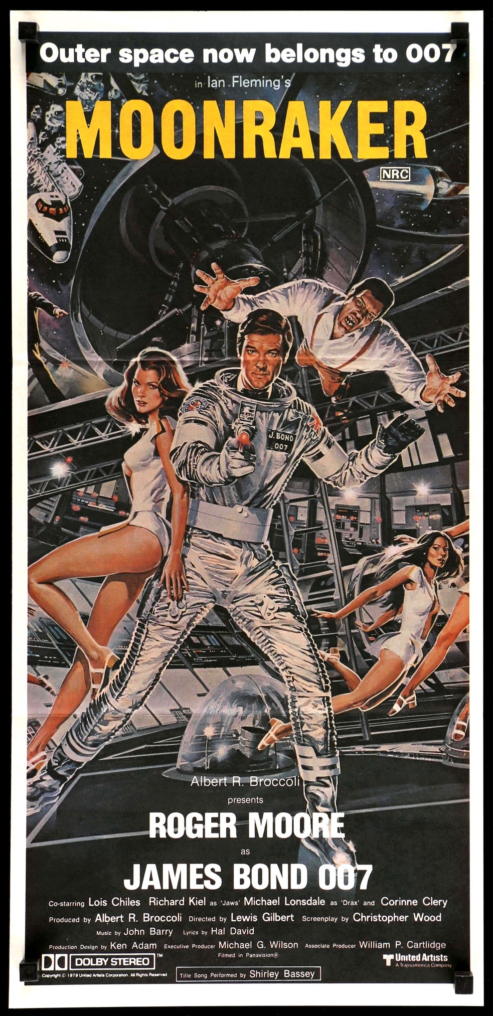 Moonraker (1979) original movie poster for sale at Originalfilmart