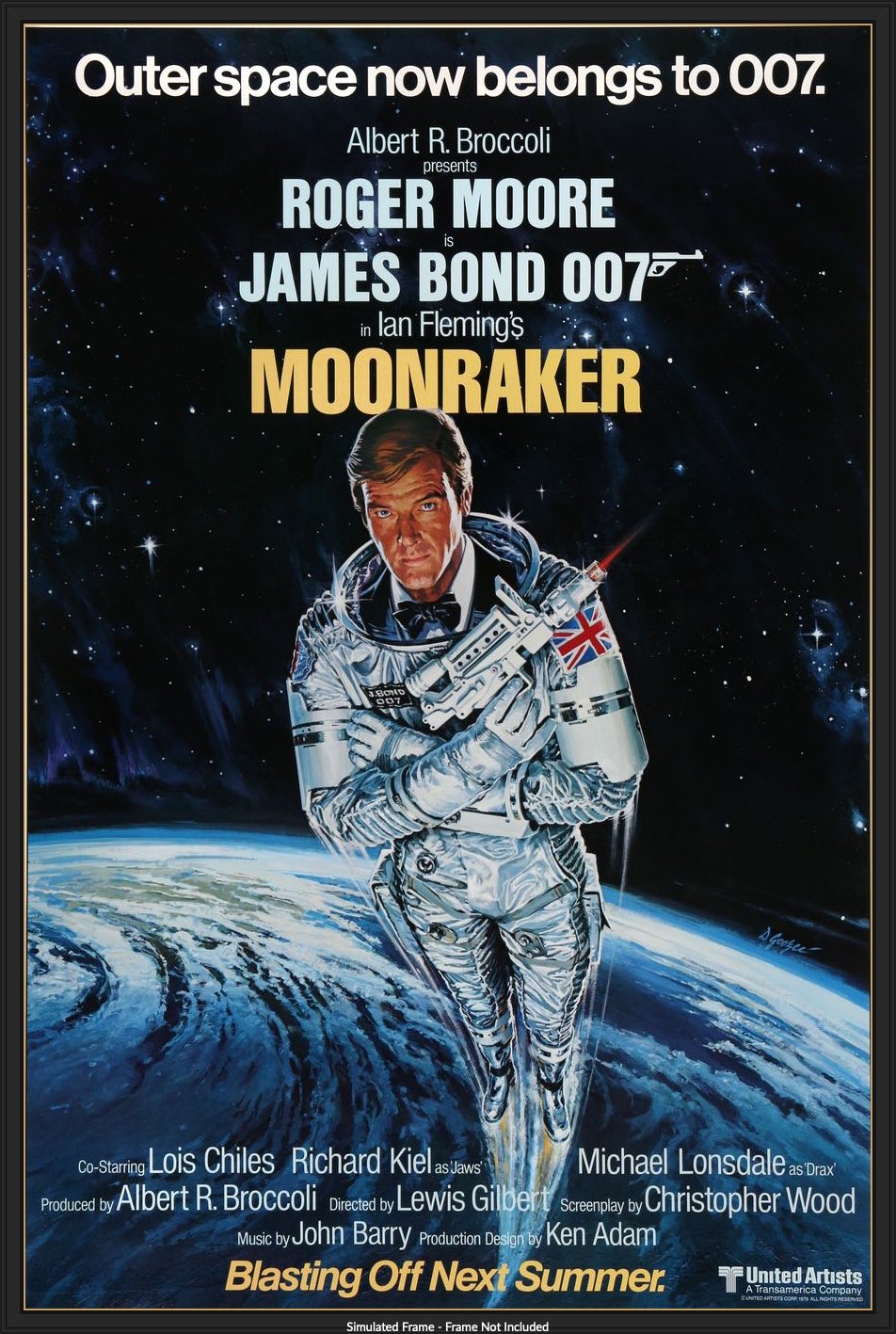 Moonraker (1979) original movie poster for sale at Originalfilmart