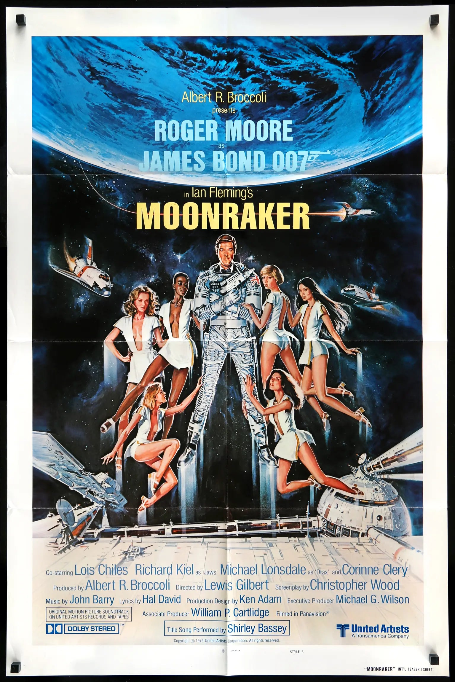 Moonraker (1979) original movie poster for sale at Originalfilmart