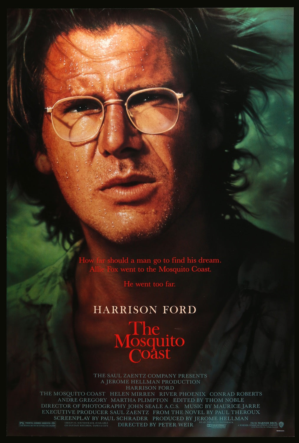 Mosquito Coast (1986) original movie poster for sale at Originalfilmart