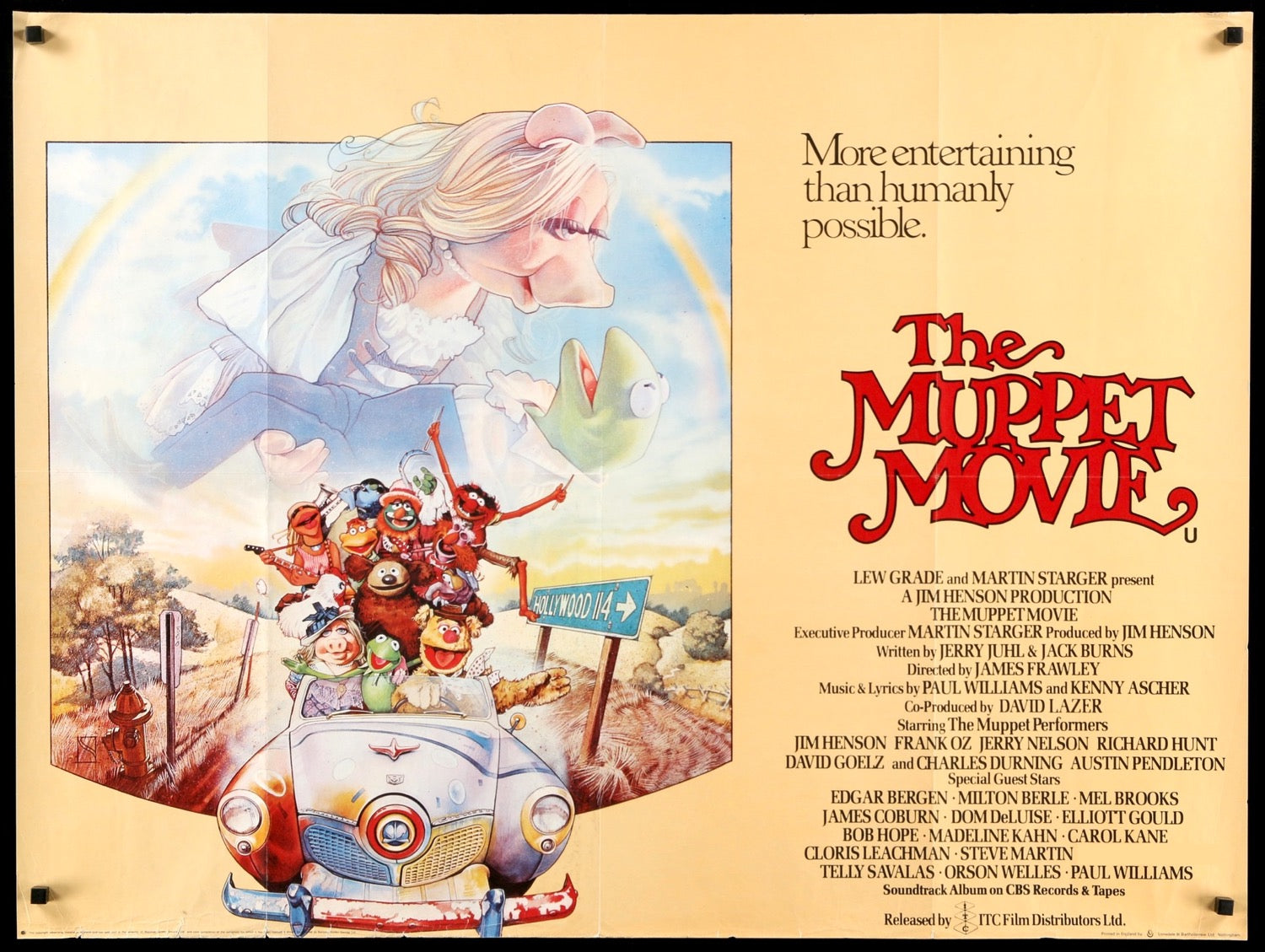 Muppet Movie (1979) original movie poster for sale at Originalfilmart
