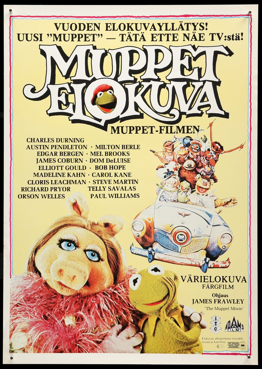 Muppet Movie (1979) original movie poster for sale at Originalfilmart