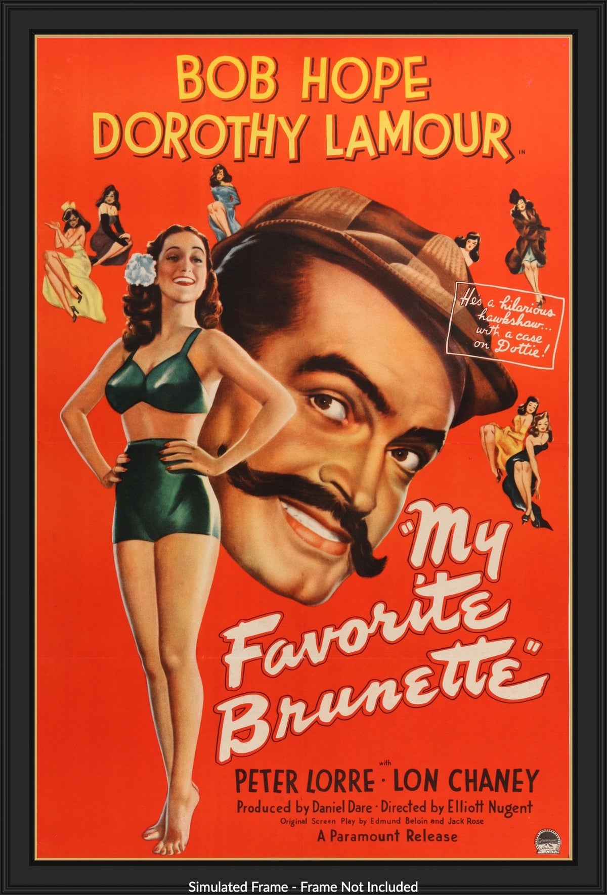My Favorite Brunette (1947) original movie poster for sale at Originalfilmart