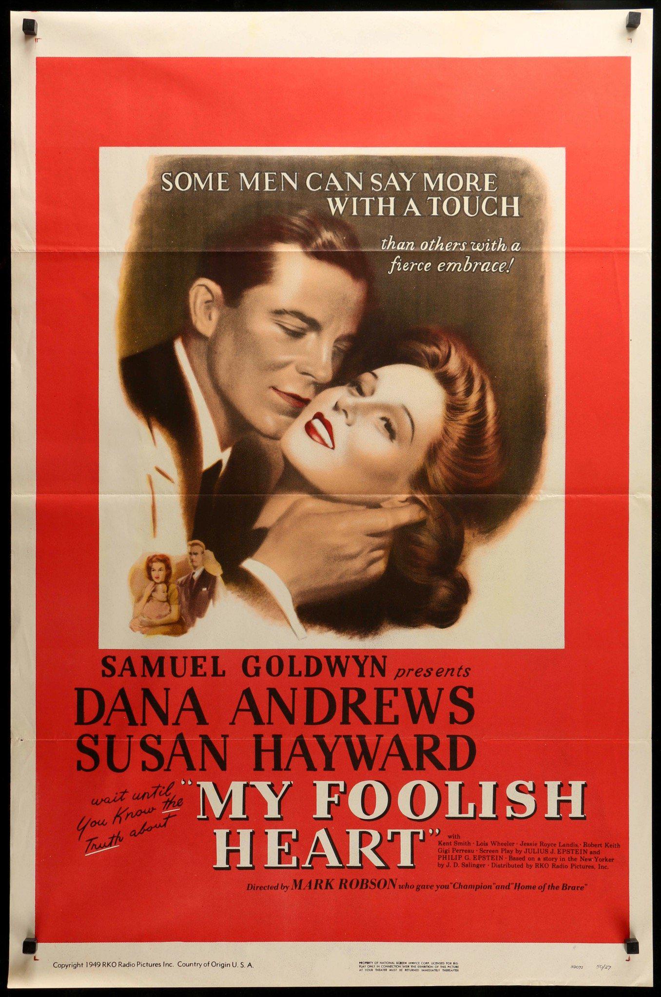 My Foolish Heart (1949) original movie poster for sale at Originalfilmart