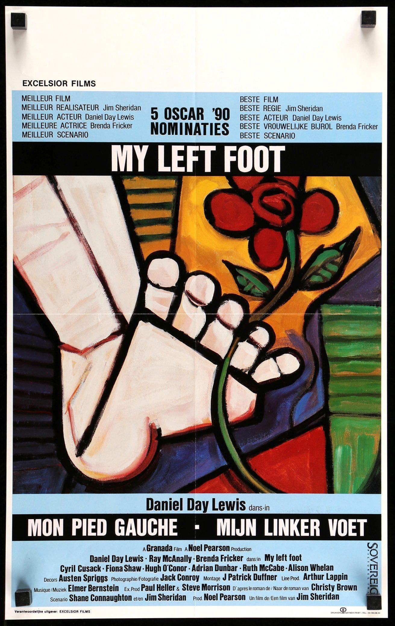 My Left Foot (1989) original movie poster for sale at Originalfilmart