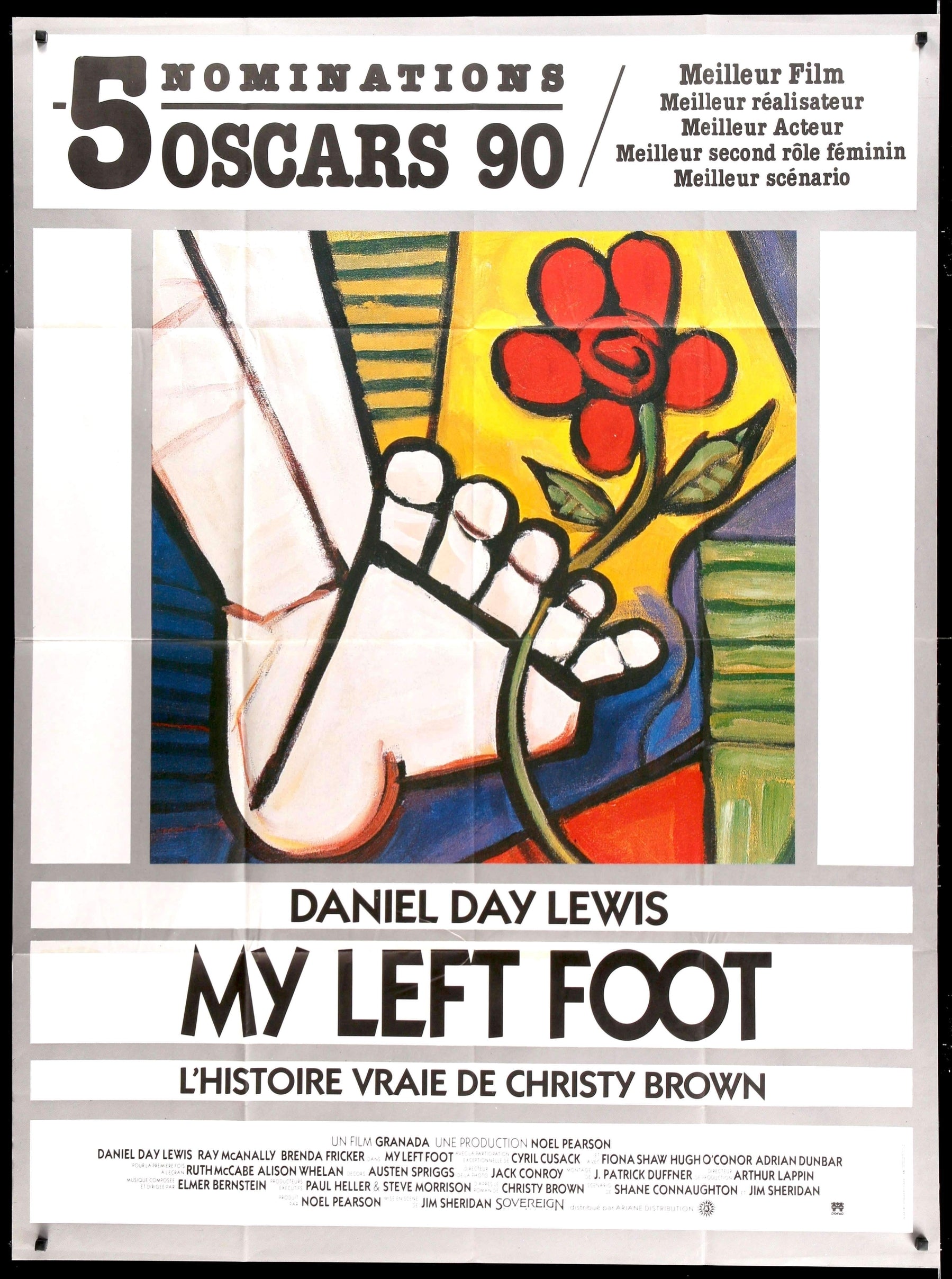 My Left Foot (1989) original movie poster for sale at Originalfilmart