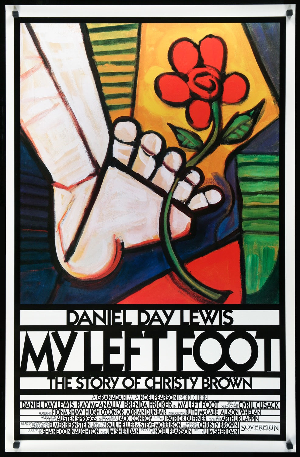 My Left Foot (1989) original movie poster for sale at Originalfilmart