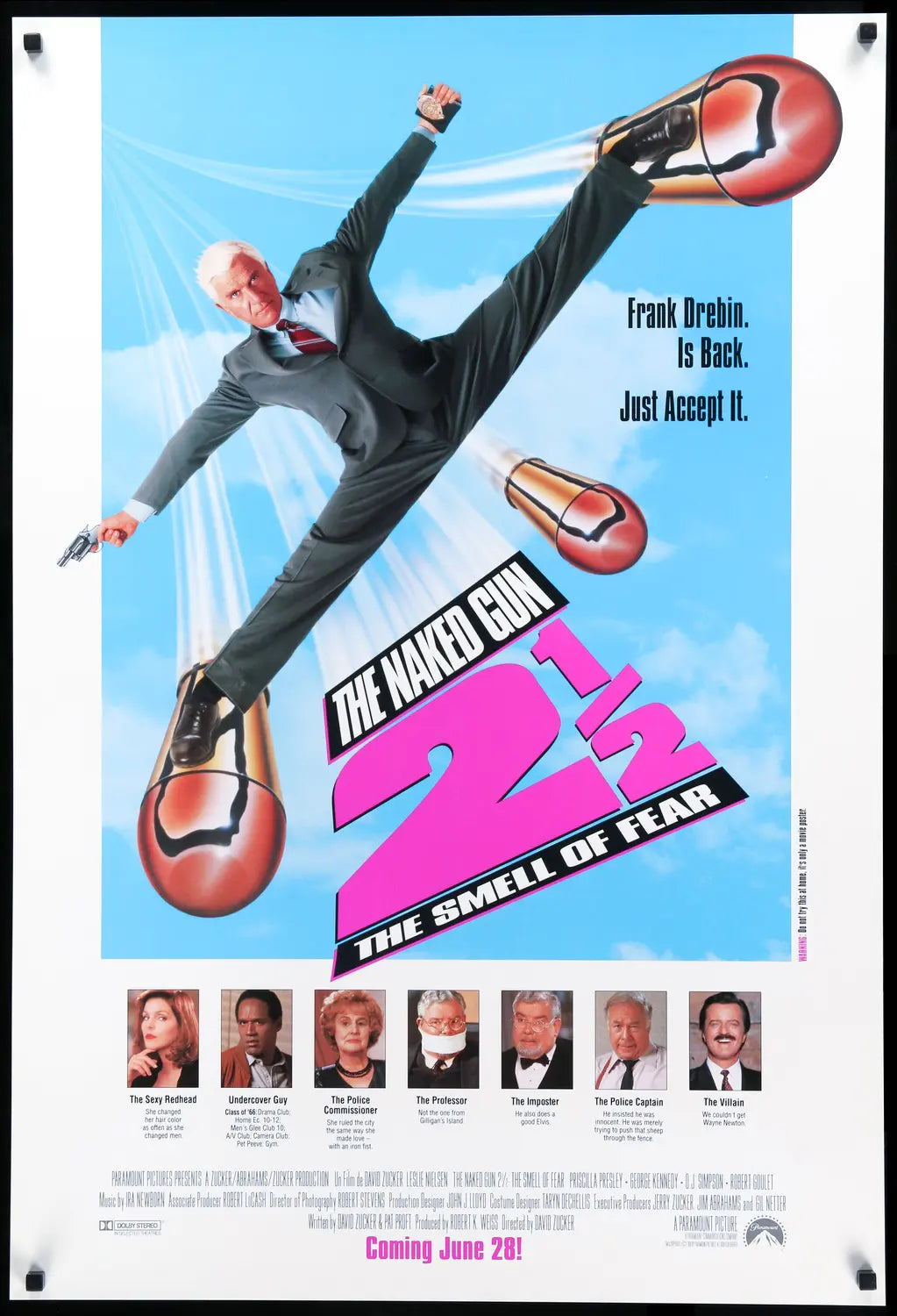 Naked Gun 2 1/2: The Smell of Fear (1991) original movie poster for sale at Originalfilmart