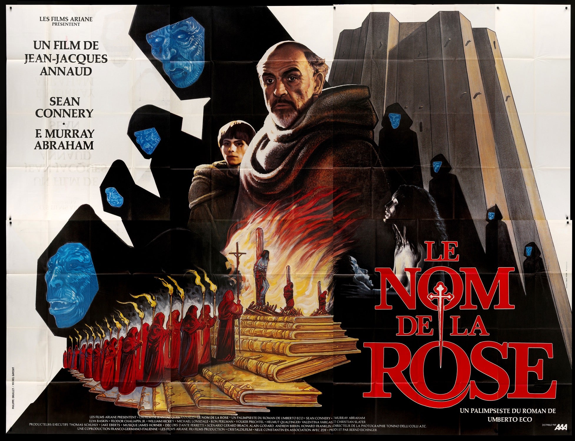 Name of the Rose (1986) original movie poster for sale at Originalfilmart