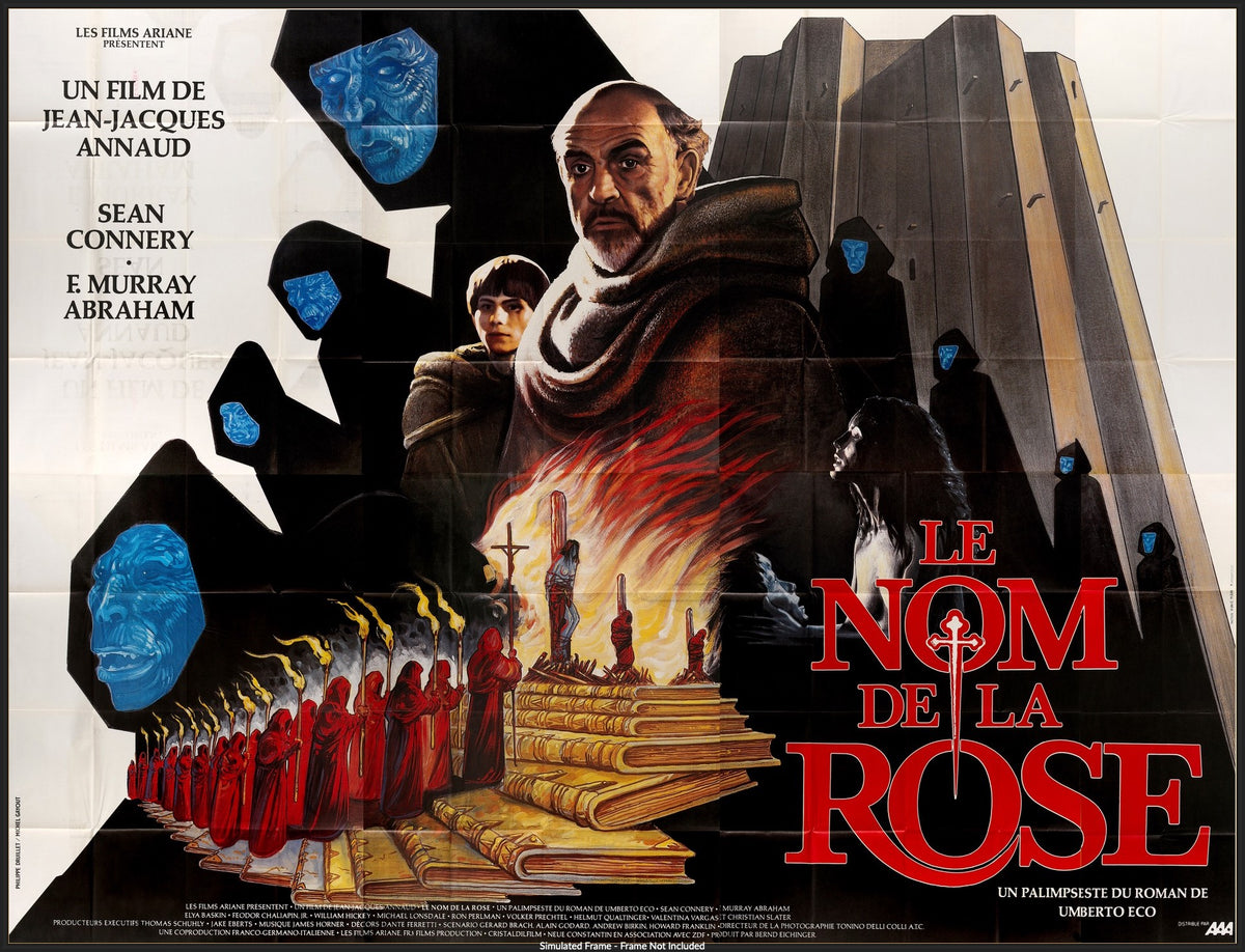 Name of the Rose (1986) original movie poster for sale at Originalfilmart
