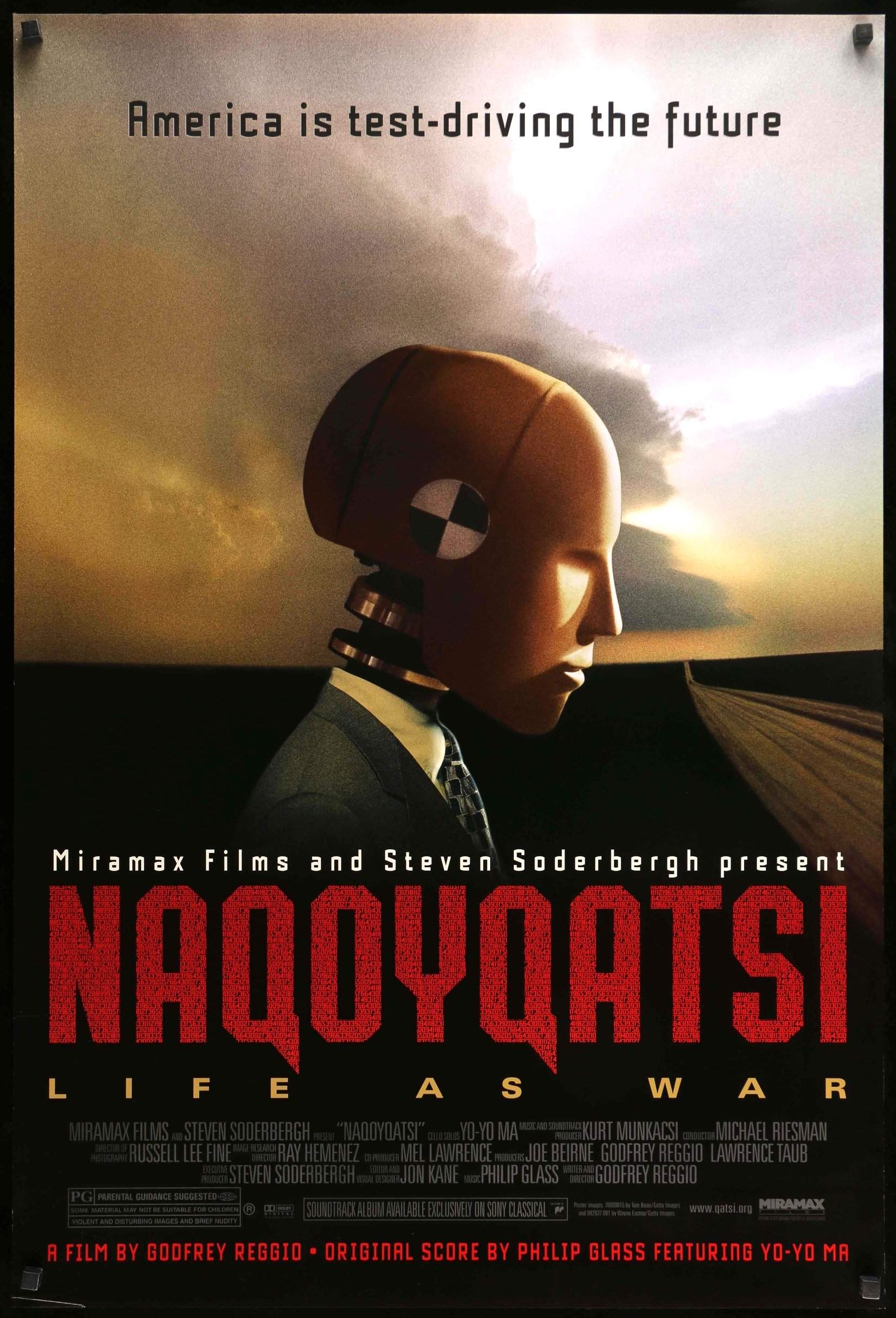 Naqoyqatsi: Life as War (2002) original movie poster for sale at Originalfilmart