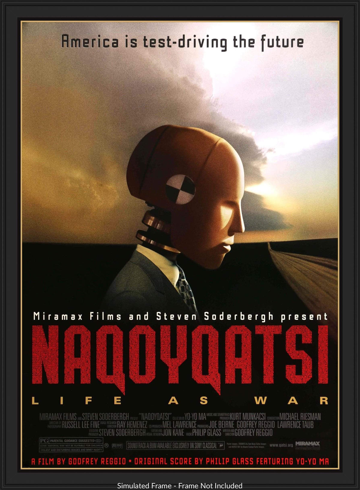 Naqoyqatsi: Life as War (2002) original movie poster for sale at Originalfilmart