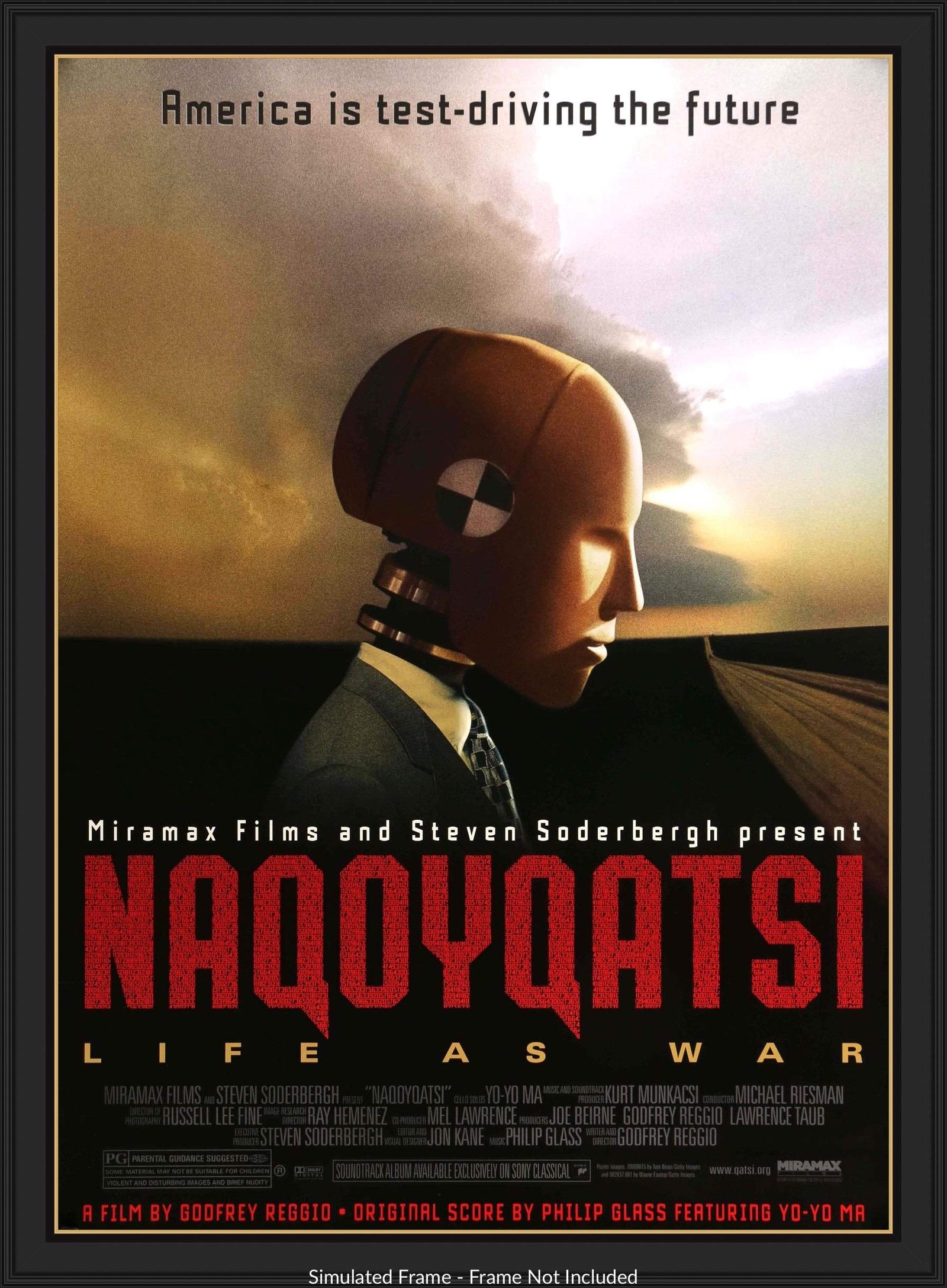 Naqoyqatsi: Life as War (2002) original movie poster for sale at Originalfilmart