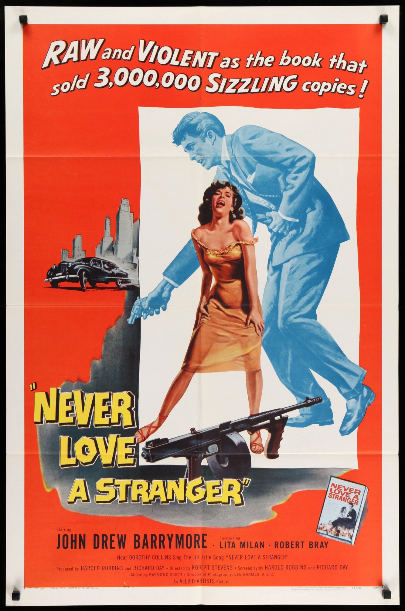 Never Love a Stranger (1958) original movie poster for sale at Originalfilmart