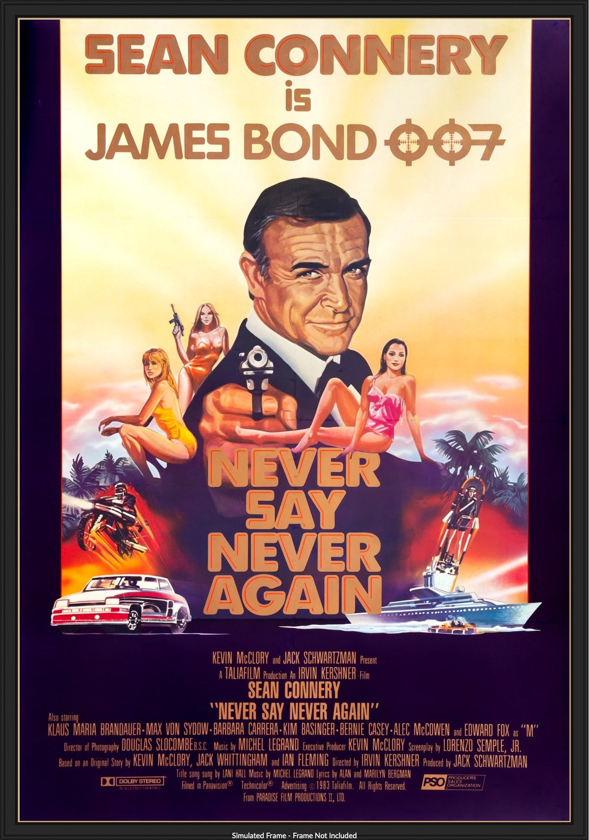 Never Say Never Again (1983) original movie poster for sale at Originalfilmart