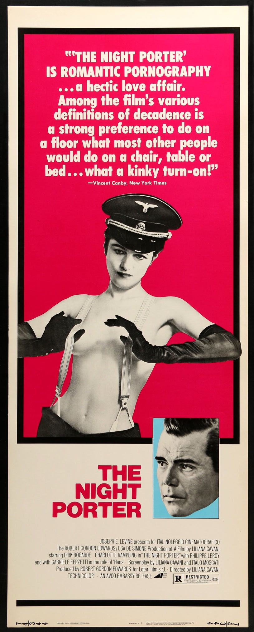 Night Porter (1974) original movie poster for sale at Originalfilmart